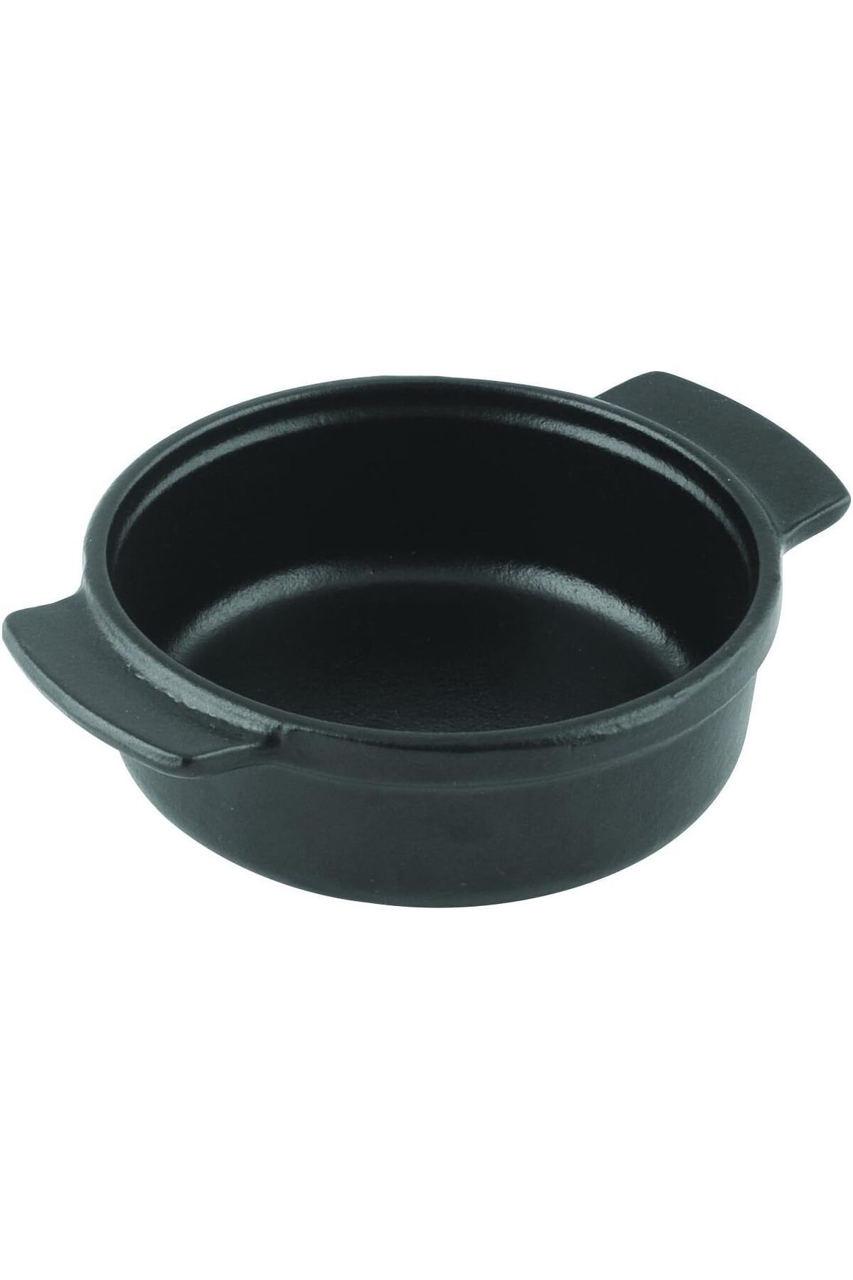 STOREMAX sellbuystore Pişirme Kabı, LV ECO GV 11, Yuvarlak Güveç, Çap 11 cm, Dökme Demir, Siyah 105351