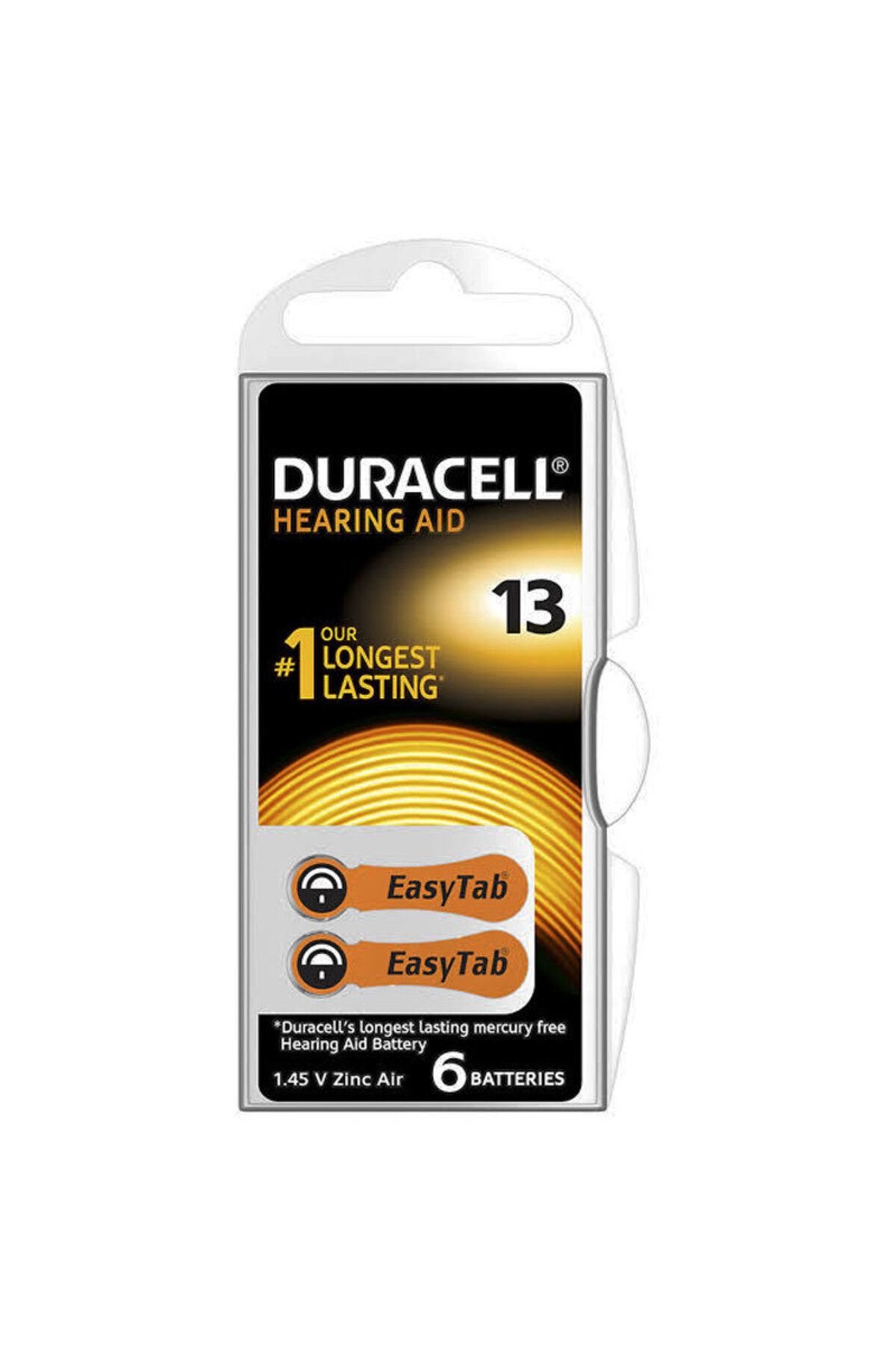 POEBGO FAMİLY'S DURACELL 13 NO KULAKLIK PİLİ 6LI PAKET (5162)