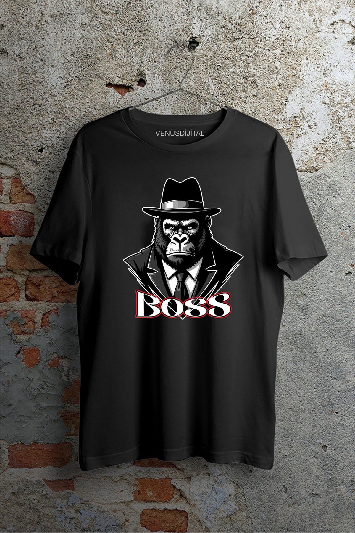 venüsdijital BOSS GORILLA DESIGN TSHIRT