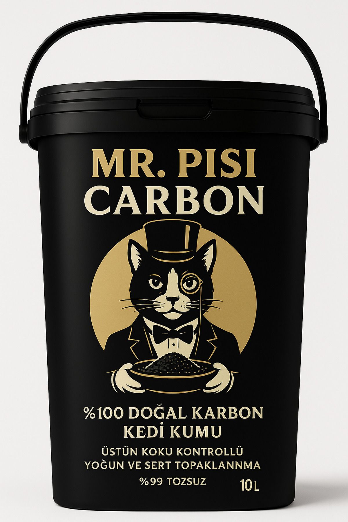 mr pisi Mr. Pisi Carbon Serisi Karbon Kedi Kumu 10L - Tozsuz & Yoğun Topaklanma