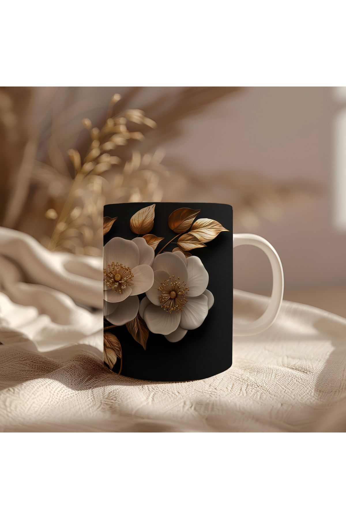 waspandhornet Floral Elegance Seramik Kupa