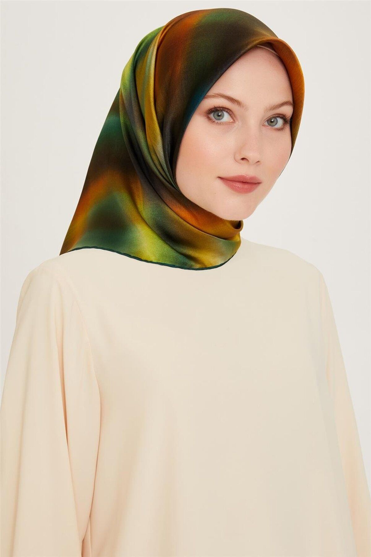 Armine DJ SAF İPEK EŞARP 9229D (S) (NOSTALJİ SURA)-50