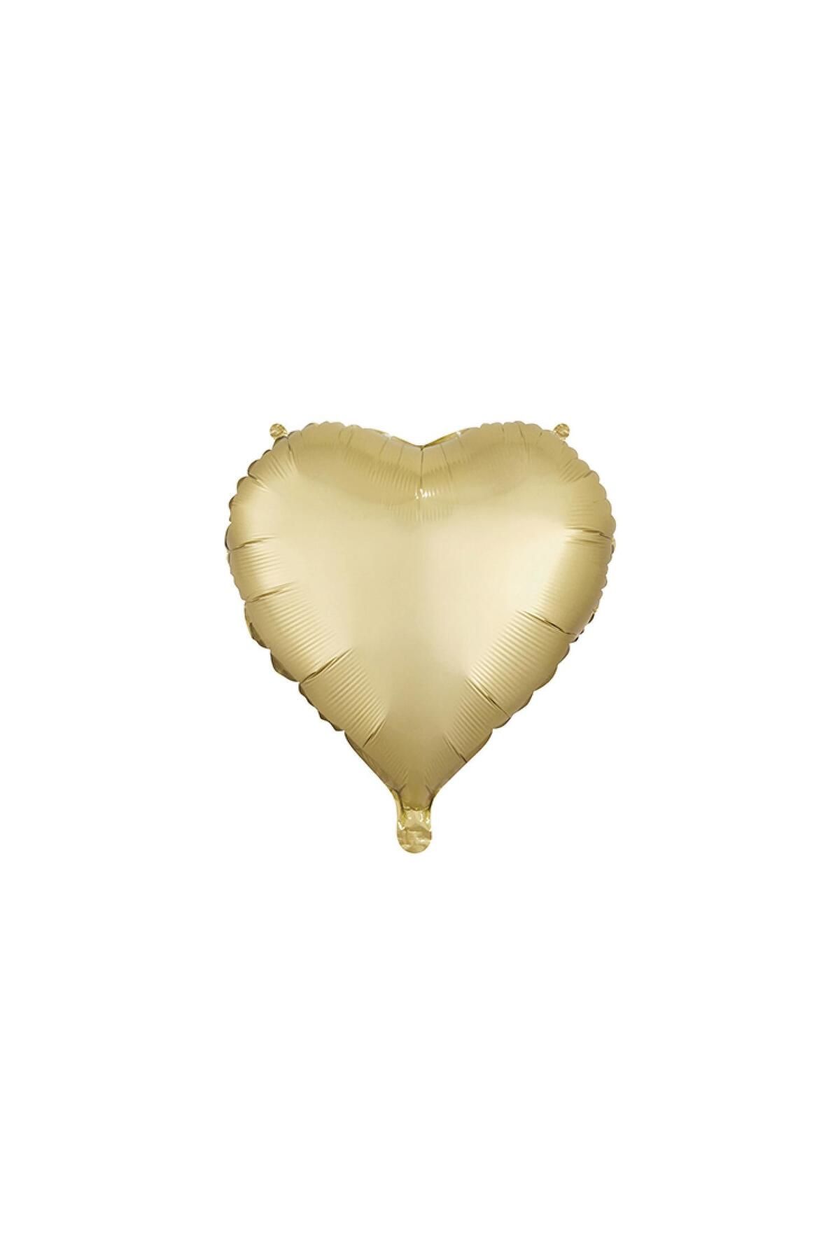 TATLI GÜNLER 18" FOLYO BALON GOLD DÜZ KALP