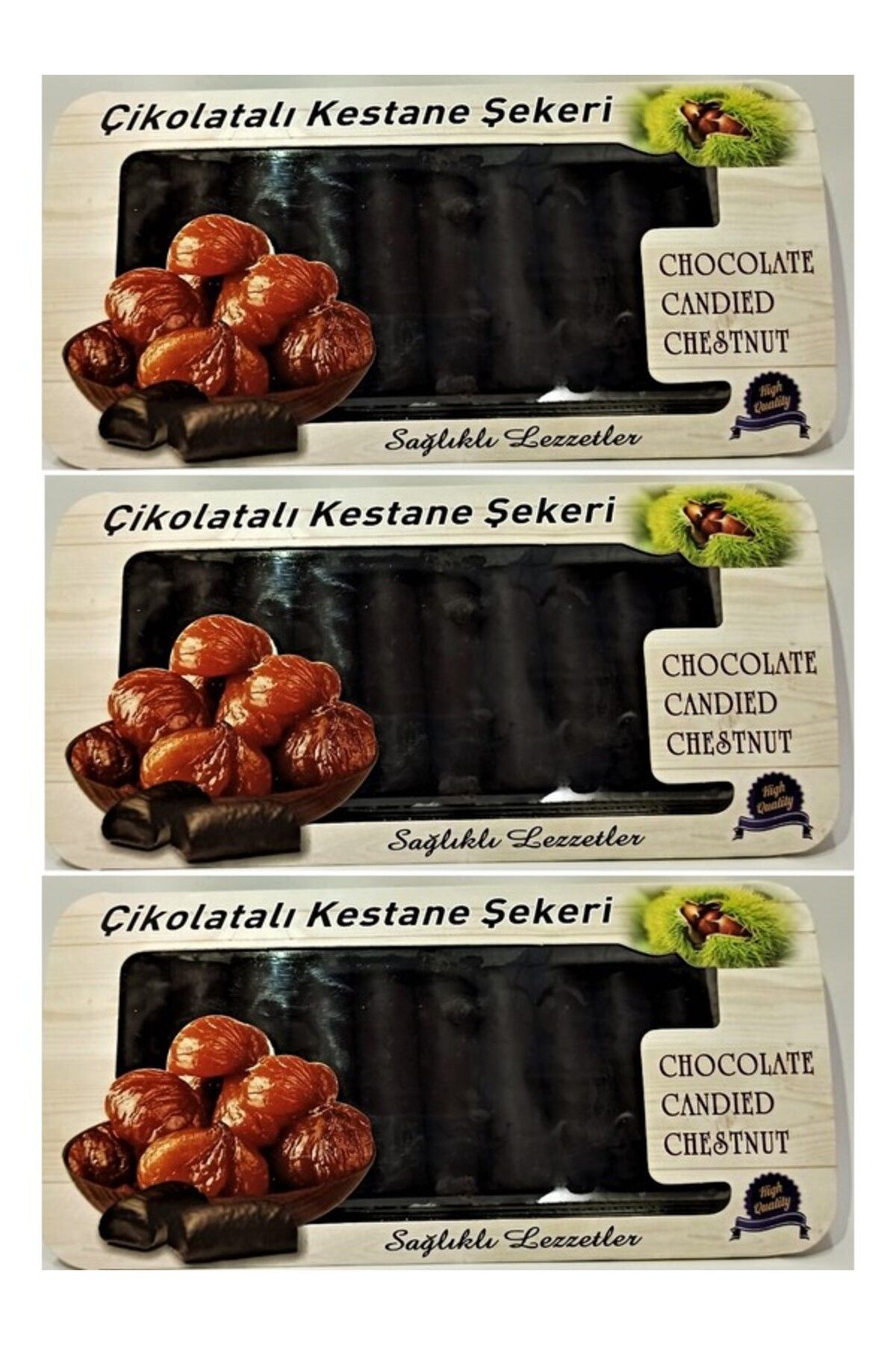cemzade Çikolatalı Kestane Şekeri 3 Lü Set 3*280 gr