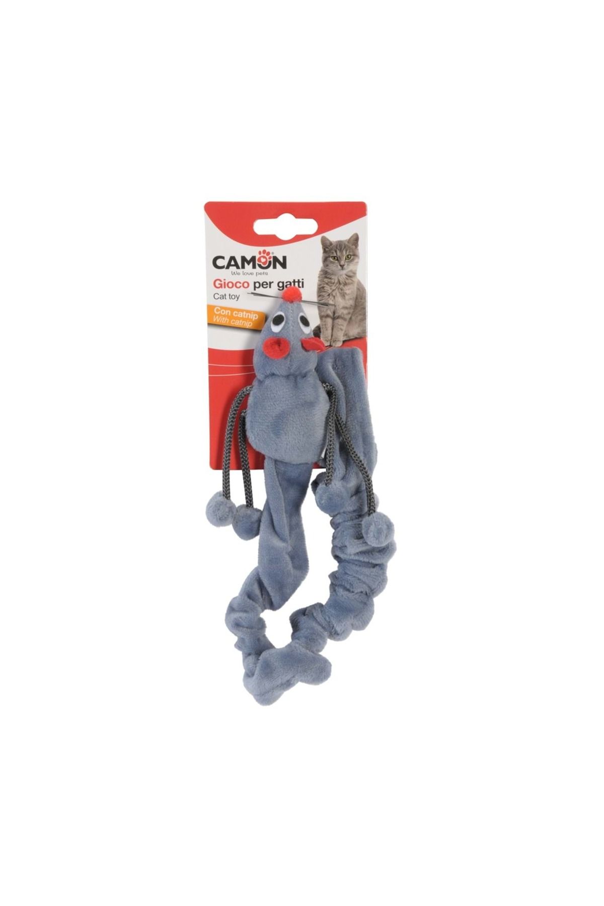 Camon Uzun Kuyruklu ve Kedi Naneli Fare 50cm