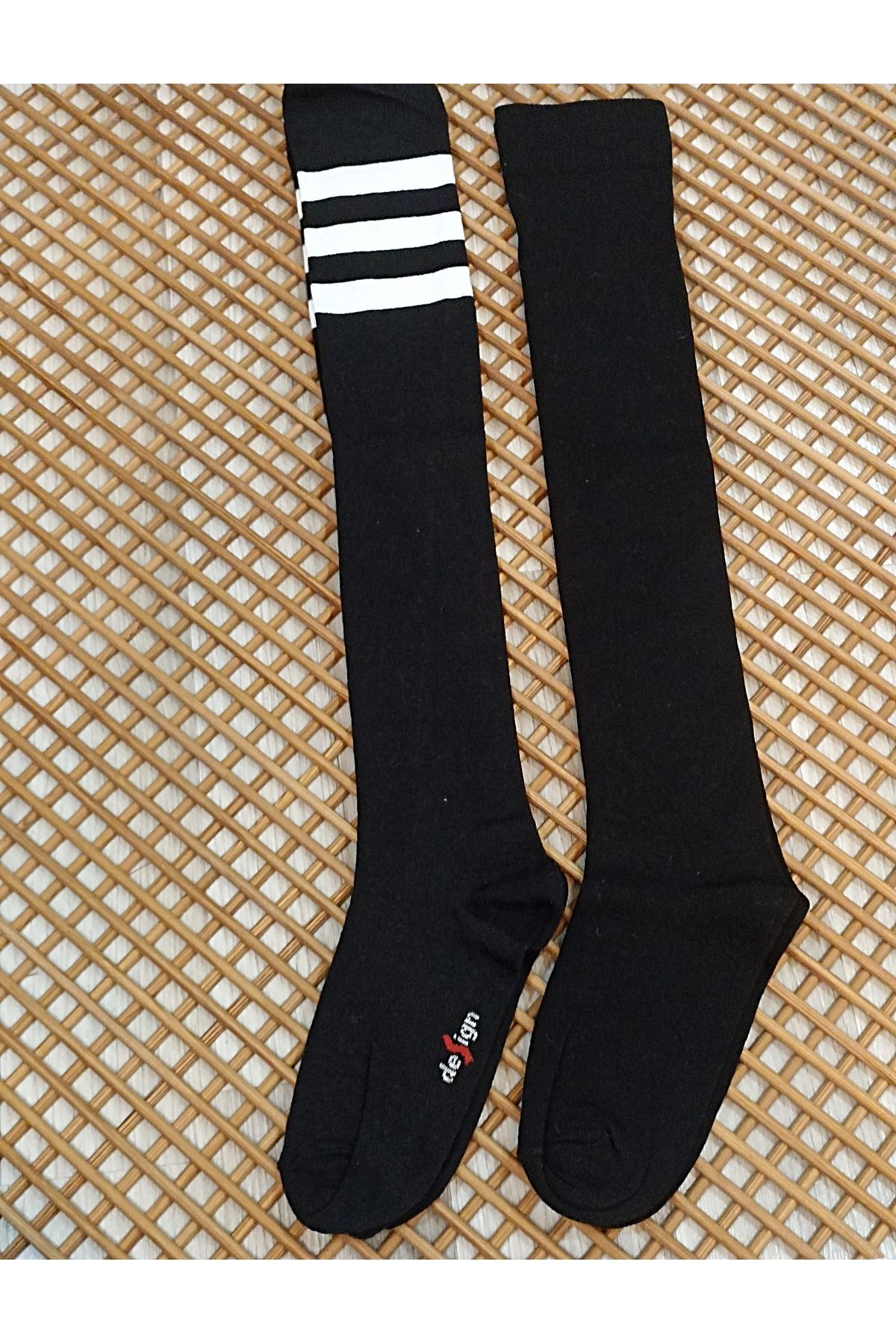 Rocks For Unisex 3 Çift Futbol Çorabı Uzun Tozluk Halı Saha Çorabı Pamuklu