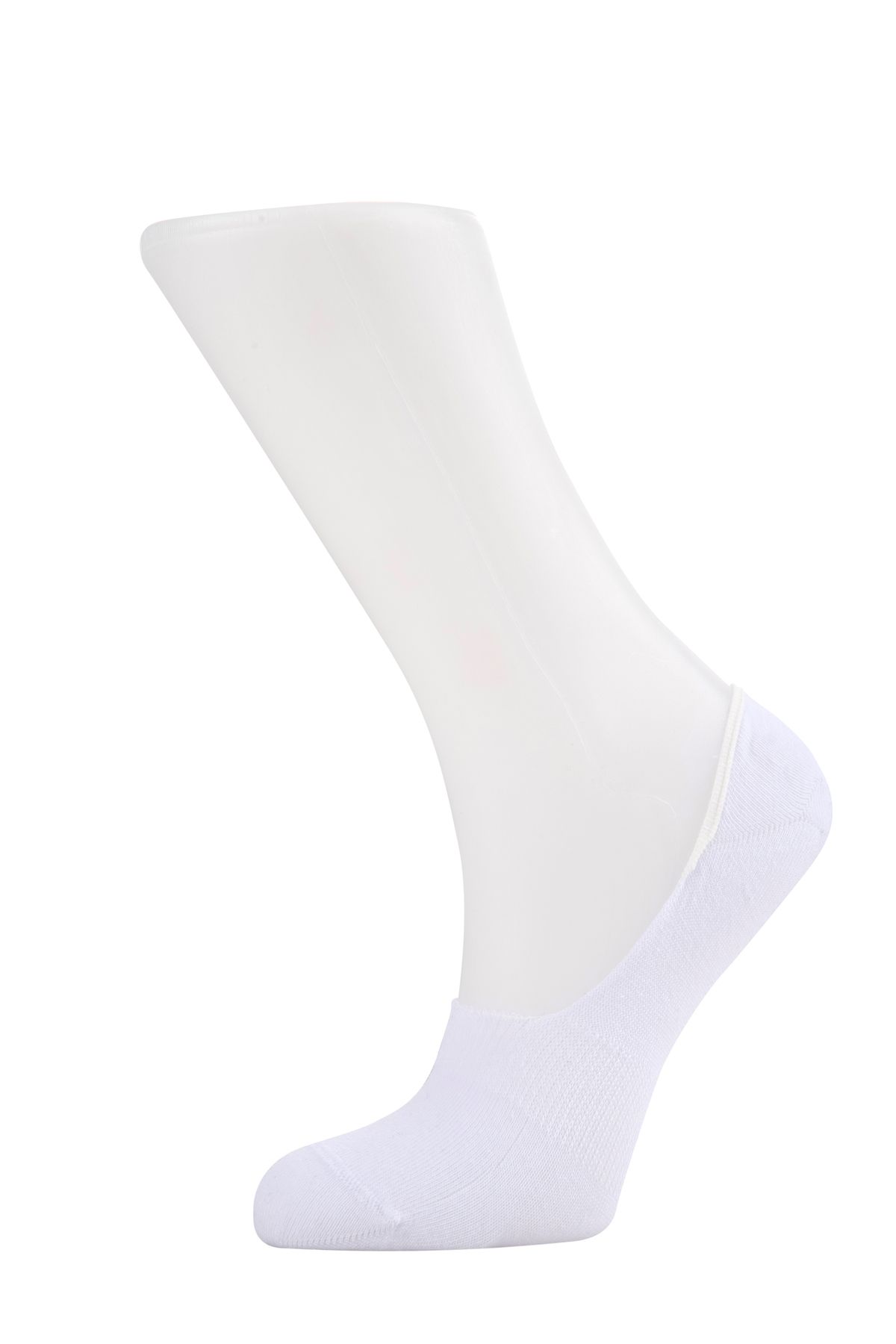 Moyra Socks 5'li Düz Kadın Pamuk Slikon Destekli Babet Çorap