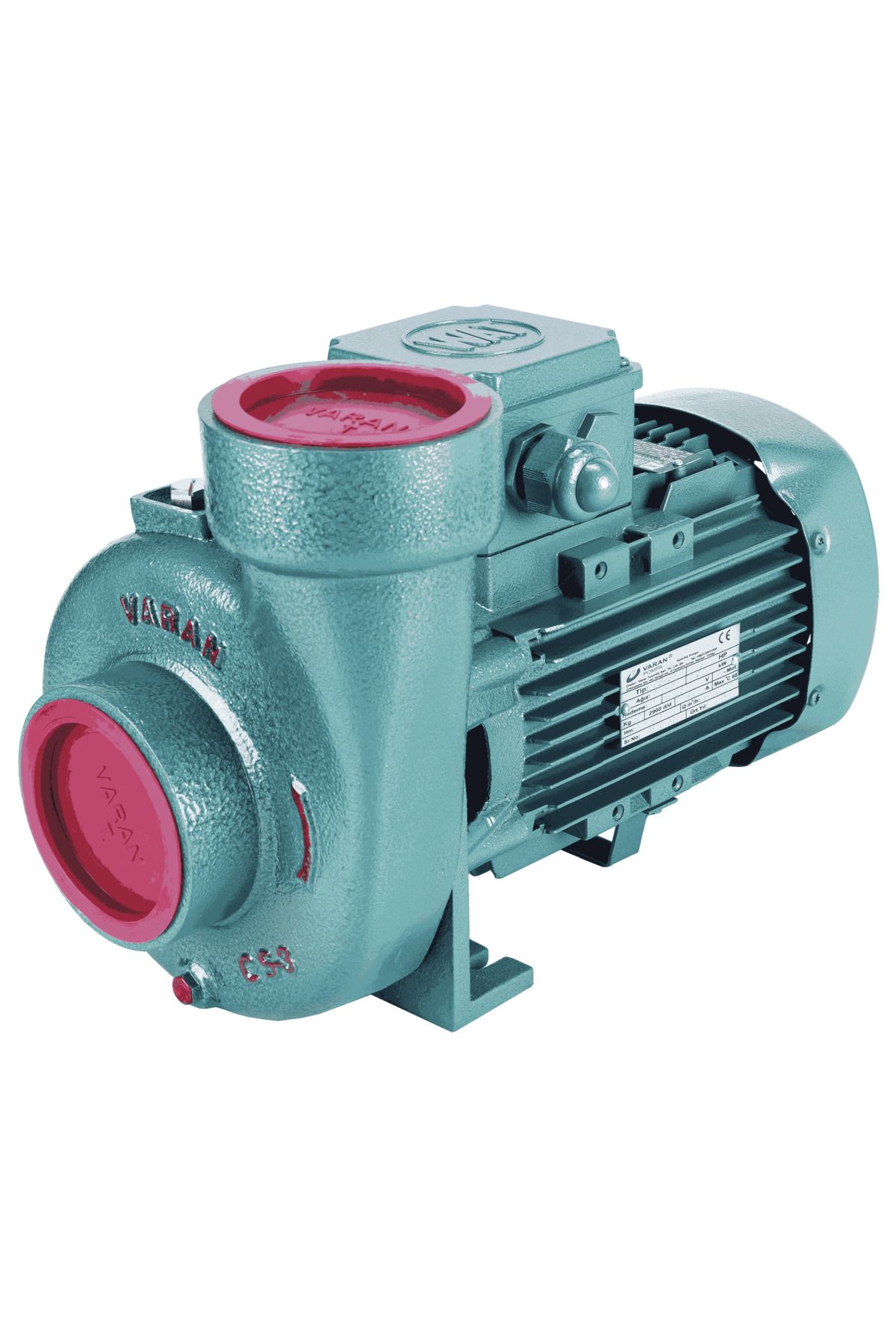 ALAVAN Varan CS 33 Tek Kademe Monoblok Santrifüj Pompa 3 HP / 2.2 kW, Trifaze 380 V, 17 Mss, 60 m3/h