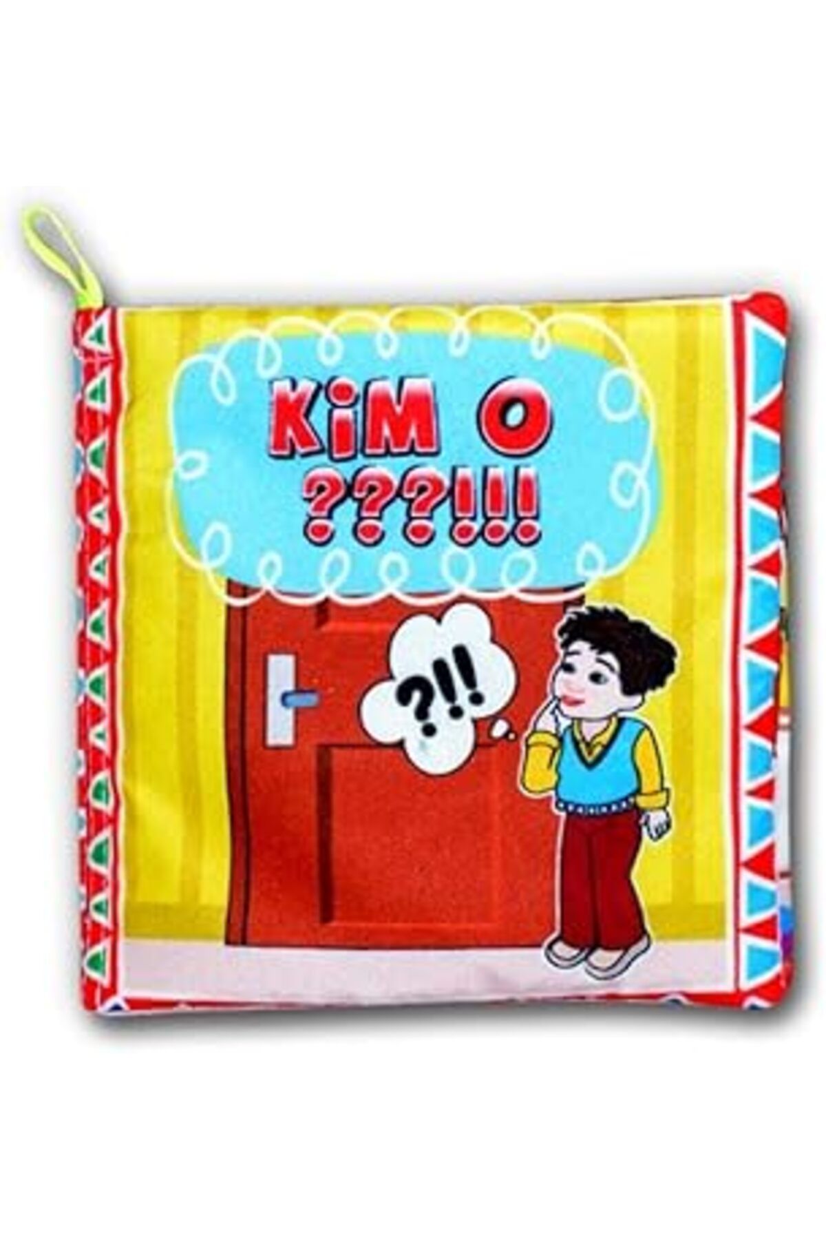 NZM TİCARET Kim O Kumaş Sessiz Kitap - Bez Kitap , Eğitici Oyuncak , Yumuşak Ve Hışırtılı