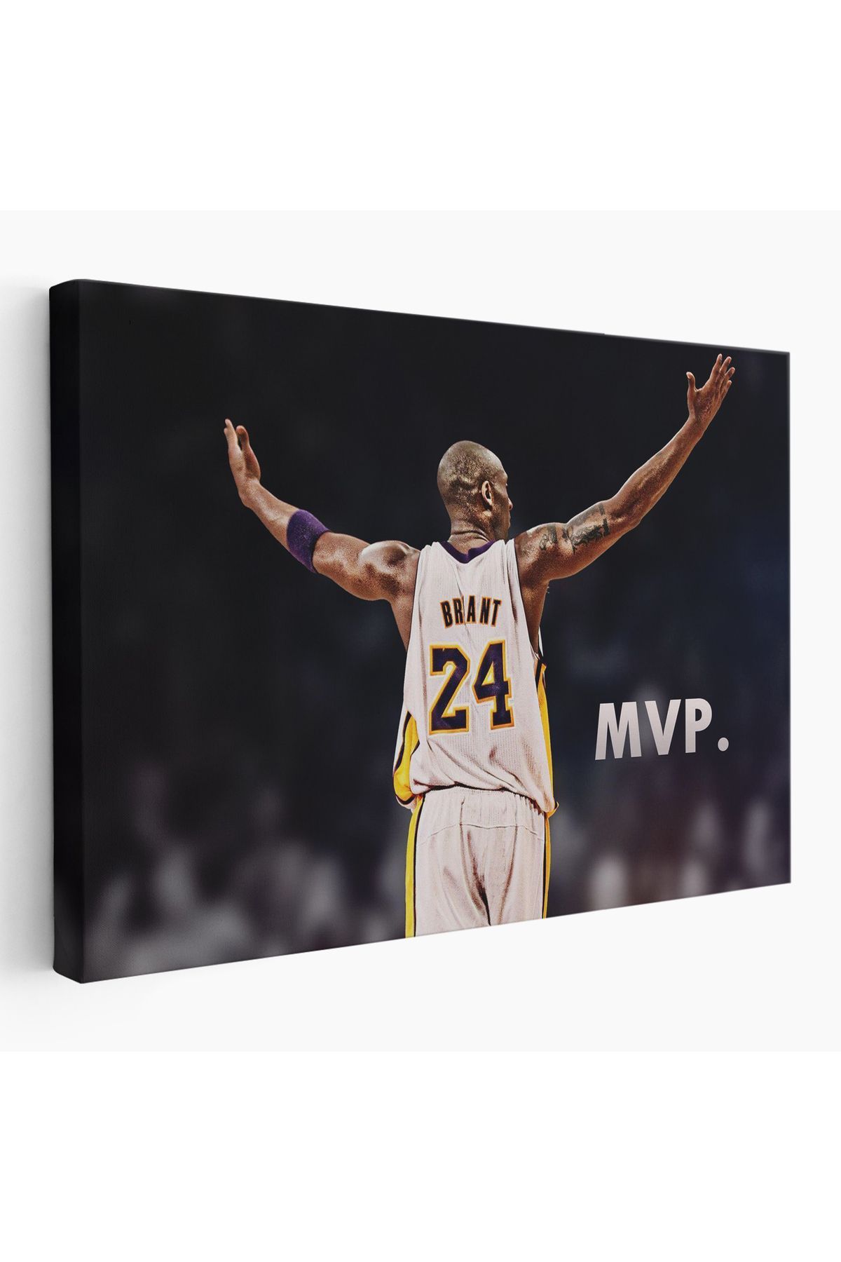 Doğal Bizden DB Kobe Bryant Los Angeles Lakers Kanvas Tablo / Black Mamba-5152
