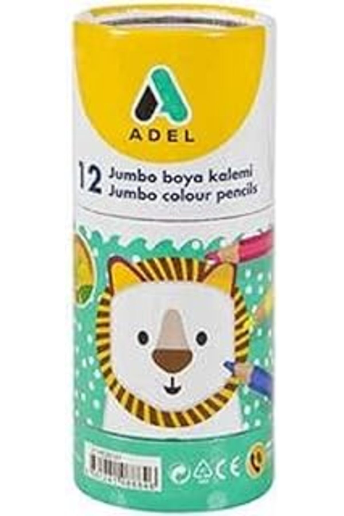 Mu Art Adel 9520 Jumbo Hexa Boya Kalemi 12'Li 44593