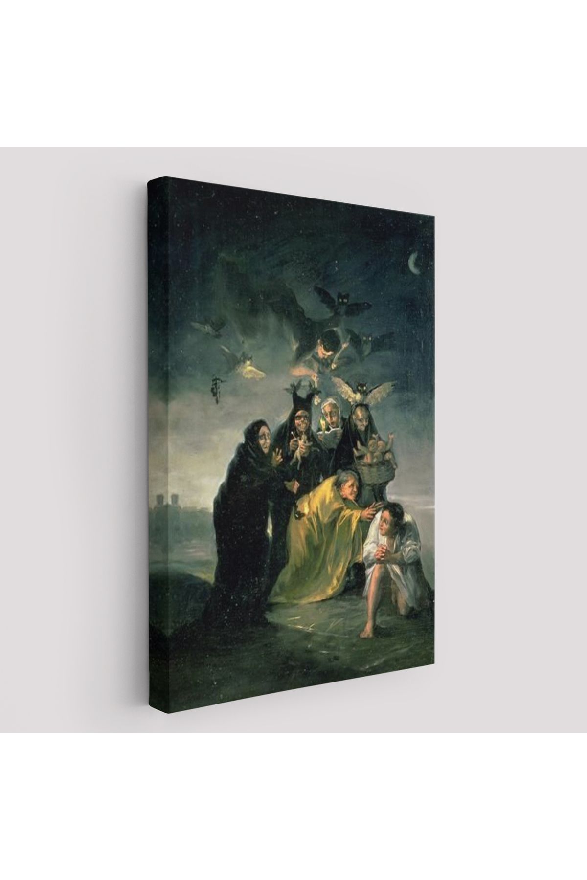 Doğal Bizden DB Madrid İspanya Lázaro Galdiano Müzesindeki Francisco Goya⁣'nın Büyü Tablosu-6252