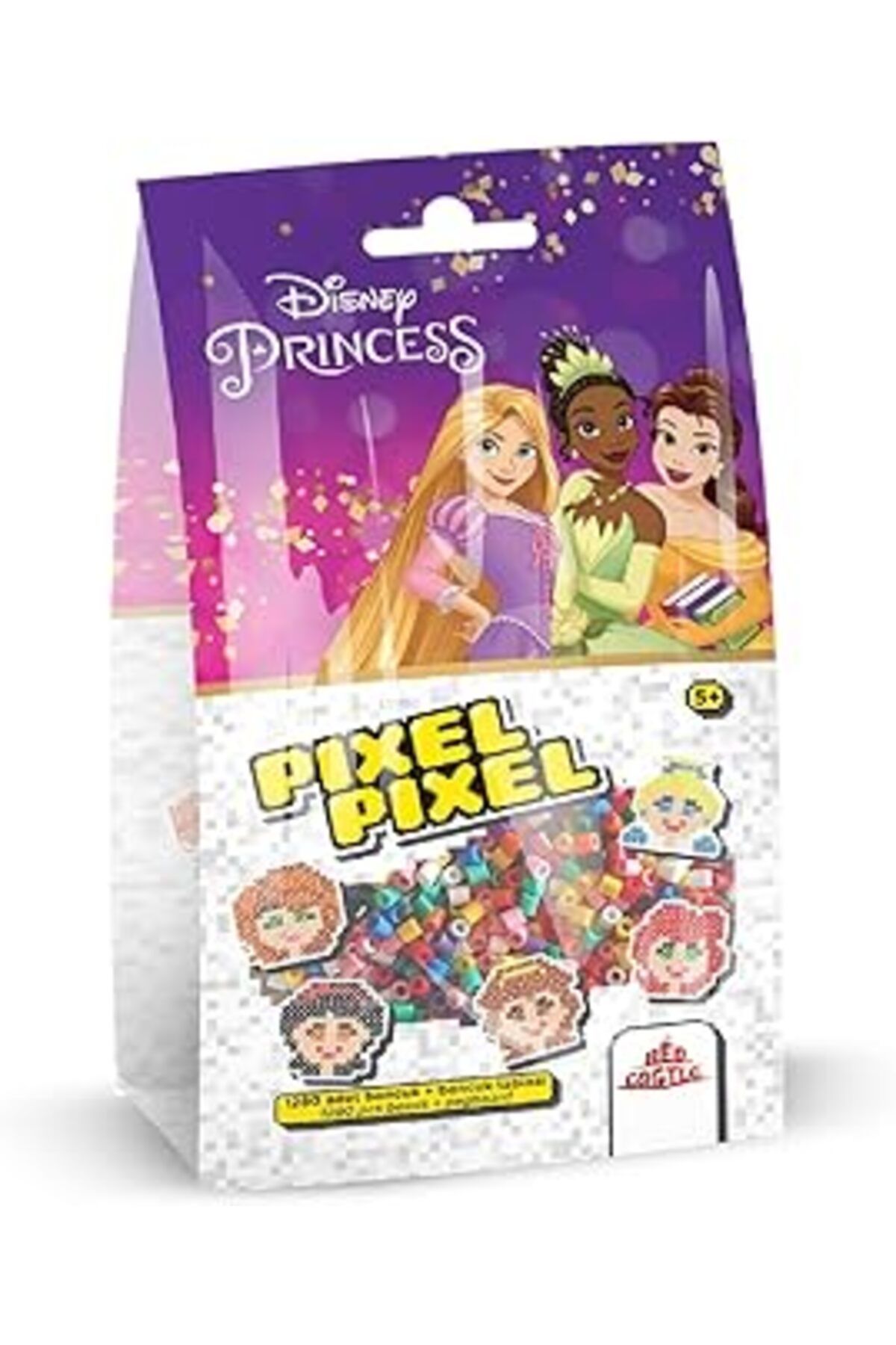 Hepta Collection Red Castle Boncuk Eğitici, Eğlenceli Etkinlik Ve Oyuncak Seti, Disney Prenses (1.280 Adet Renkli)