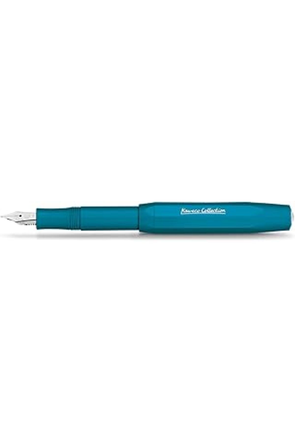 Mu Art Ahşap Kaweco Klasik Sport Dolma Kalem Cyan Blue M Uç 100