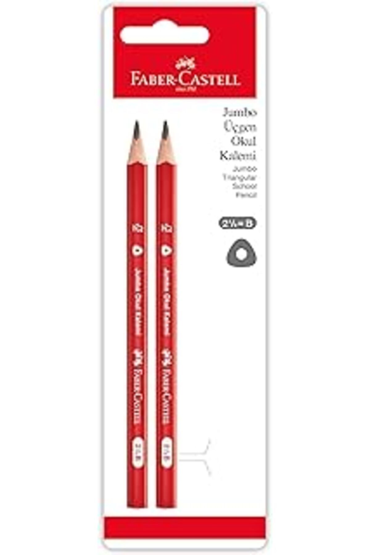 Mu Art Faber-Castell Jumbo Okul Kalemi 2.5B 2'Li