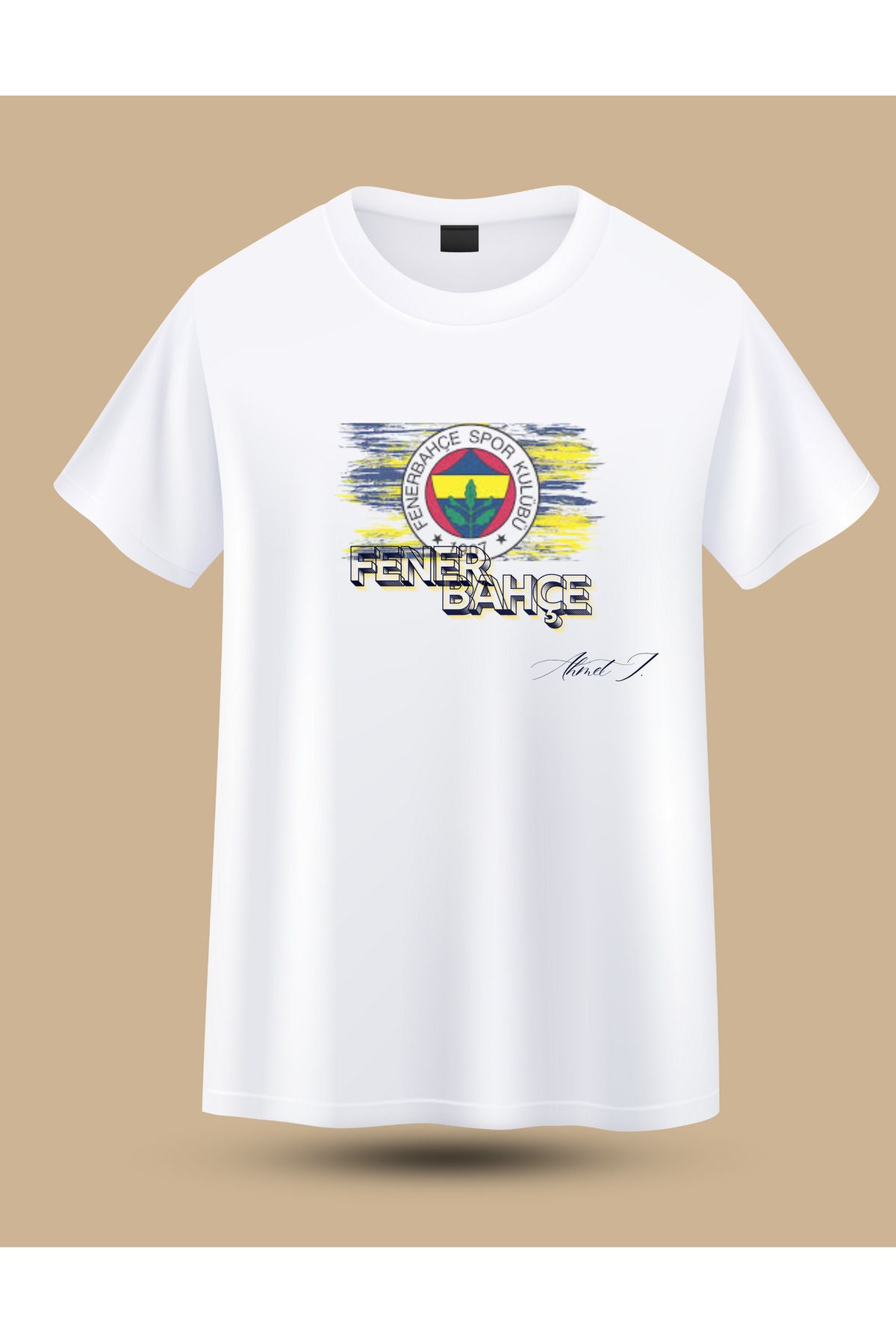 designard Kişiye Özel İsimli Sarı kanarya Tişörtü Unisex