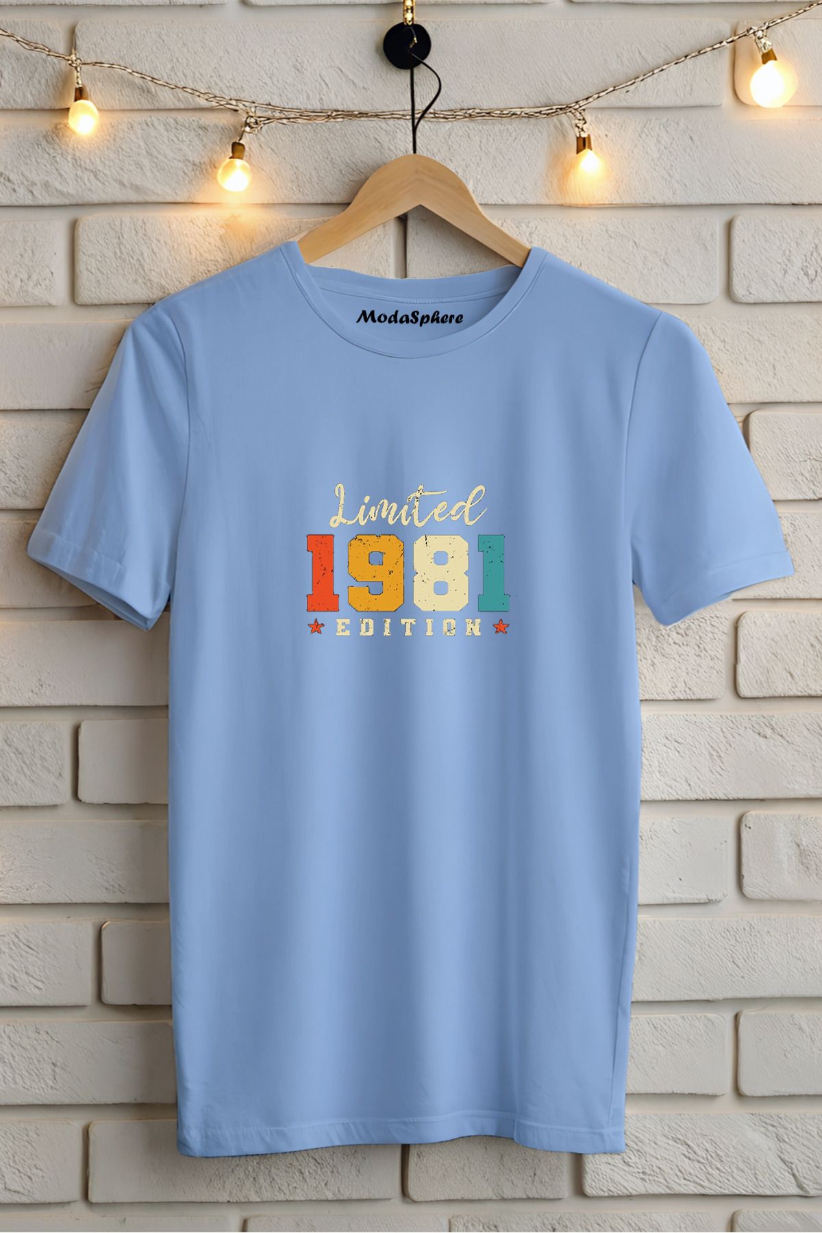 ModaSphere Baskılı Unisex Oversize Tişört Battal Boy