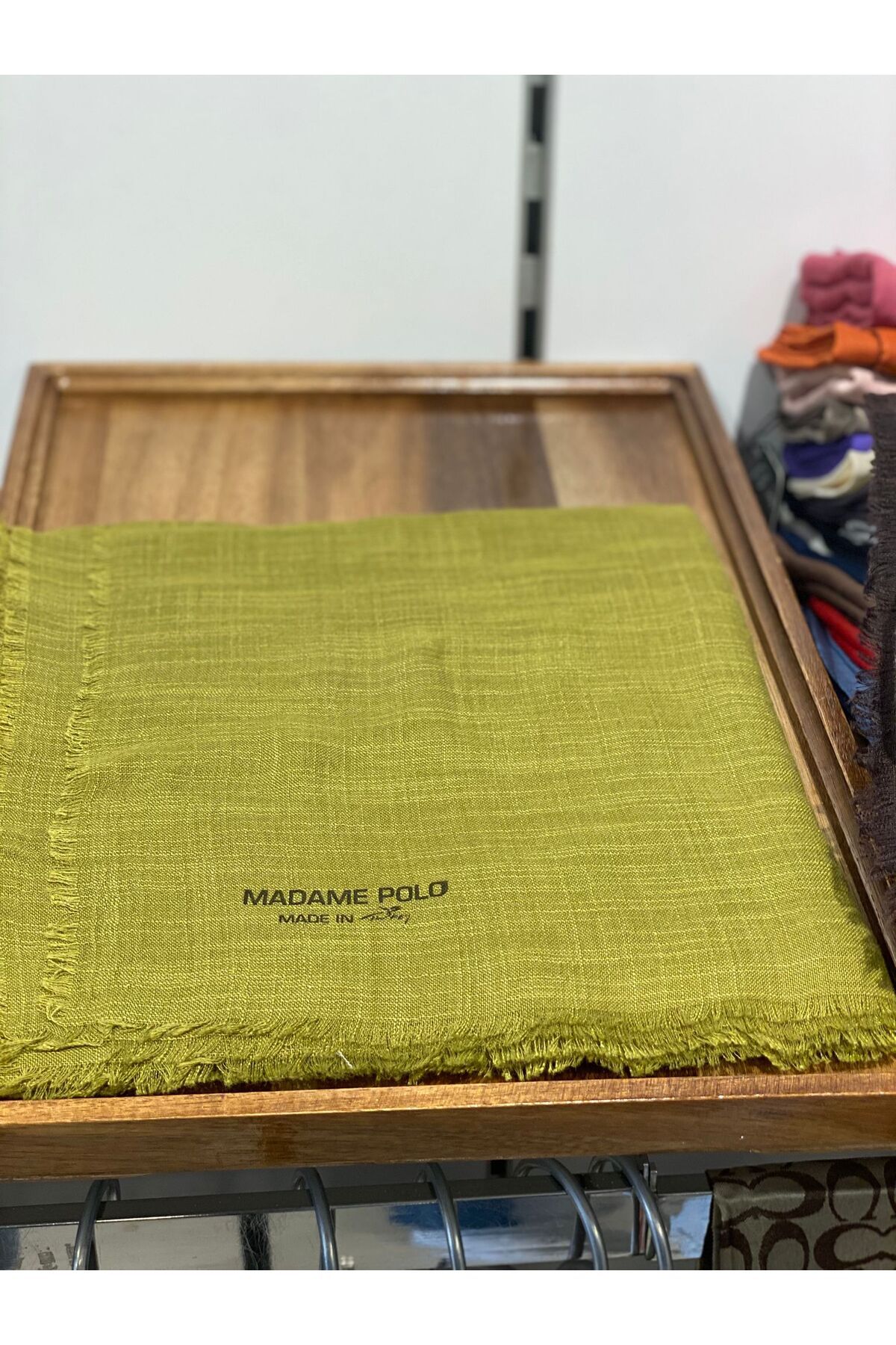 Perla Scarf & More Madam Polo Dörtlü Çekme Yazma