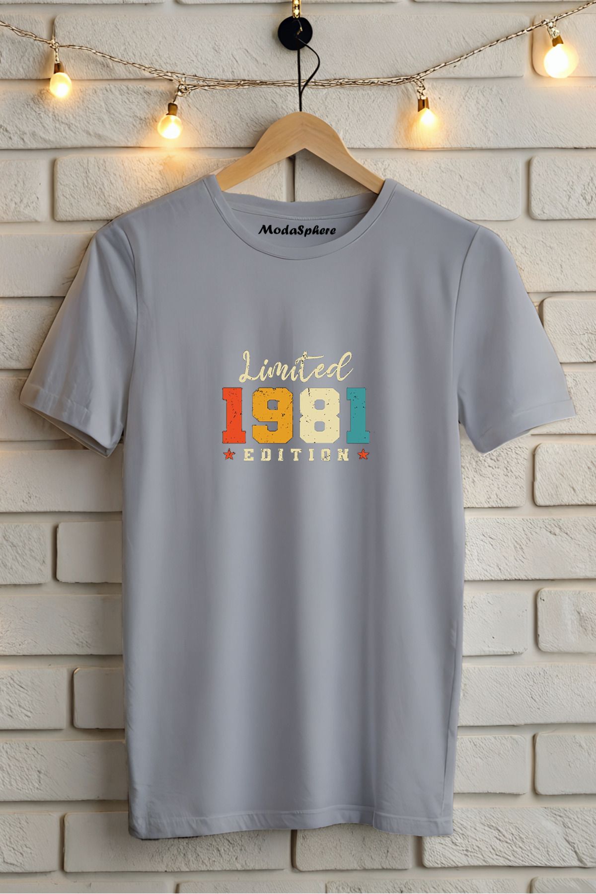 ModaSphere Baskılı Unisex Oversize Tişört