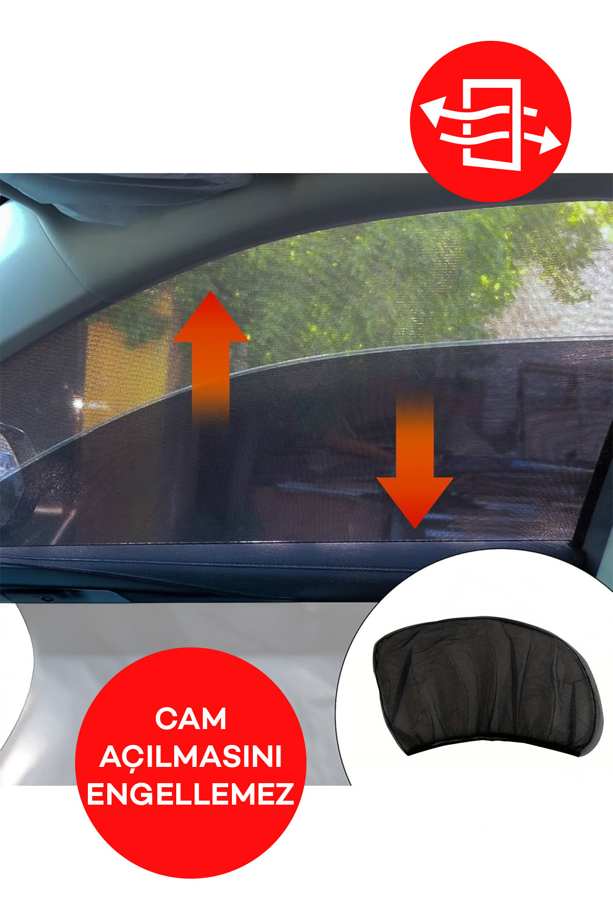 FIESSE 2 Adet Oto Araba Araç Güneşlik Perdesi Arka Yan Cam Güneş Önleyici Koruyucu Araç Için Perde Sineklik fotoğrafı 5 (önizleme)