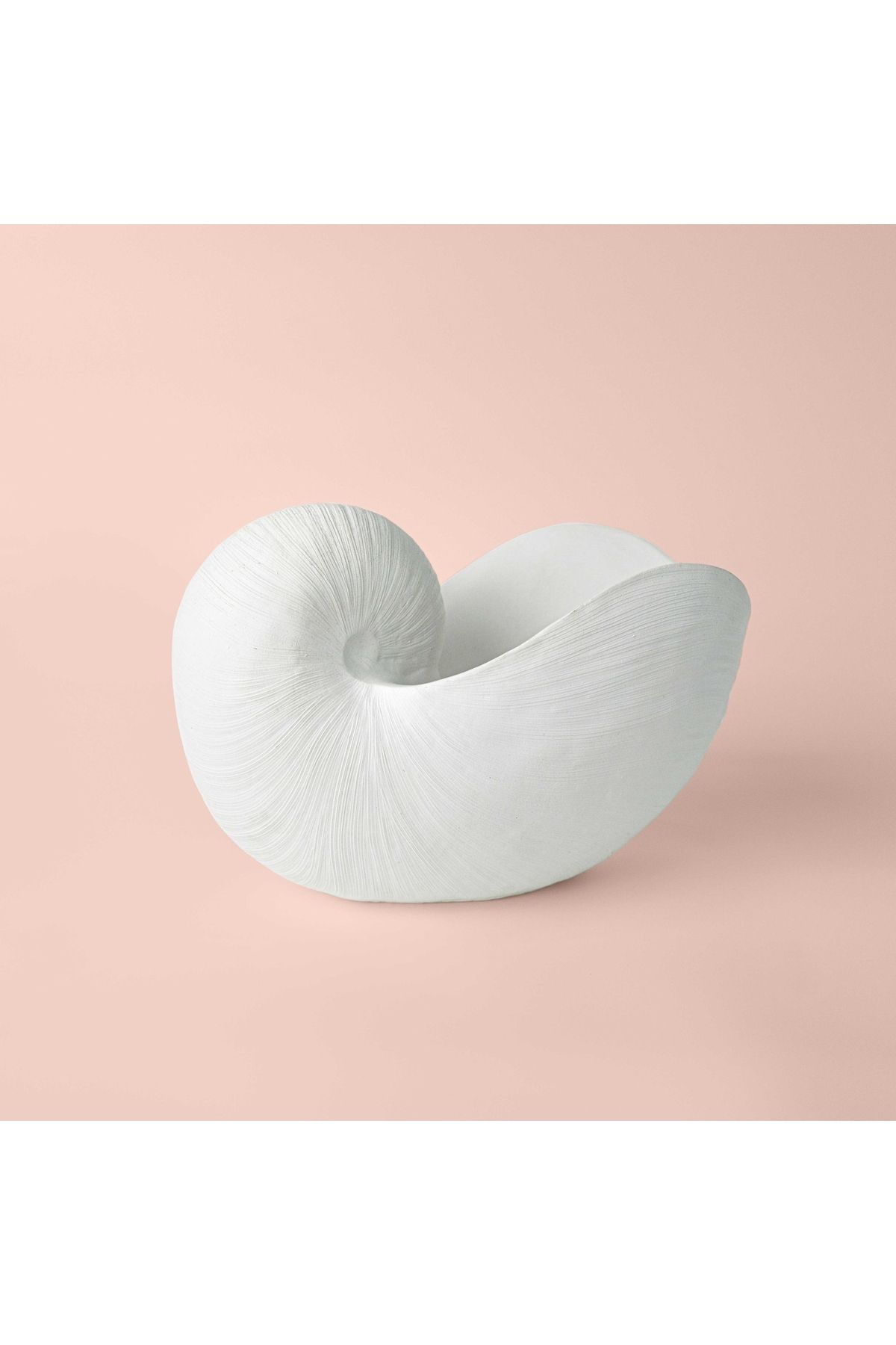Linens Nautilus 29x17x20,5 cm Dekor Beyaz