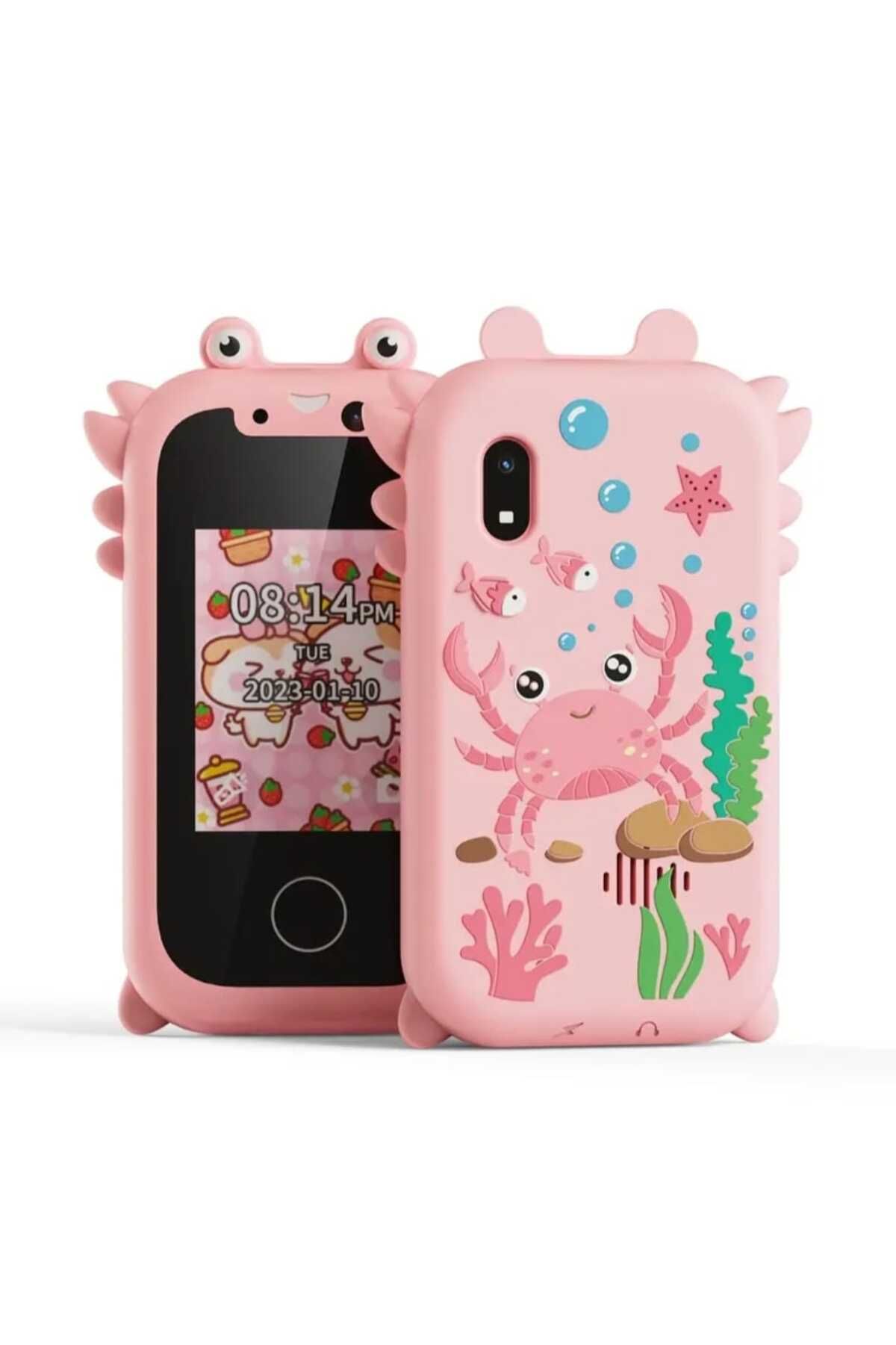 Shenzhen technology Mini İngilizce Eğitici Telefon Pembe Yengeç