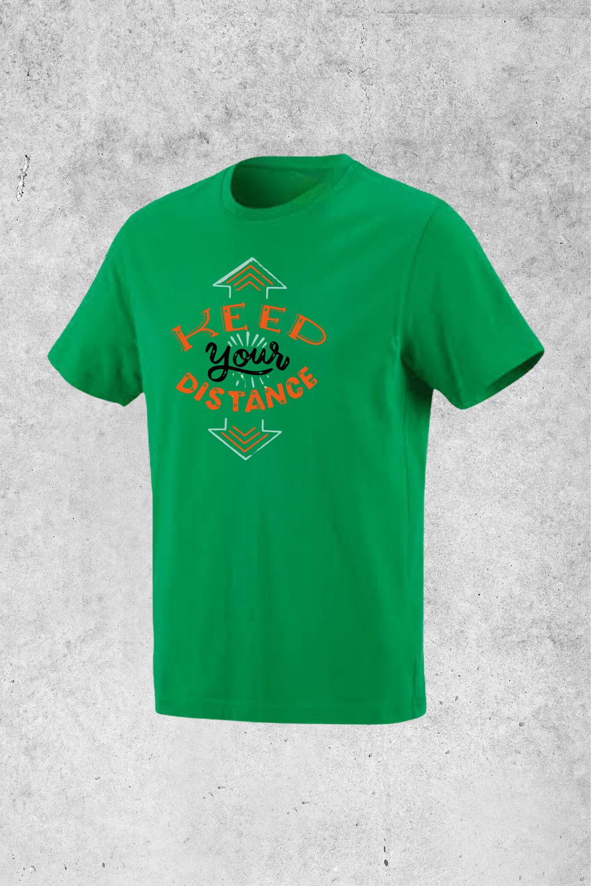 MOLICO BASİC unisex sıfır yaka kısa kollu KEED baskılı tshirt