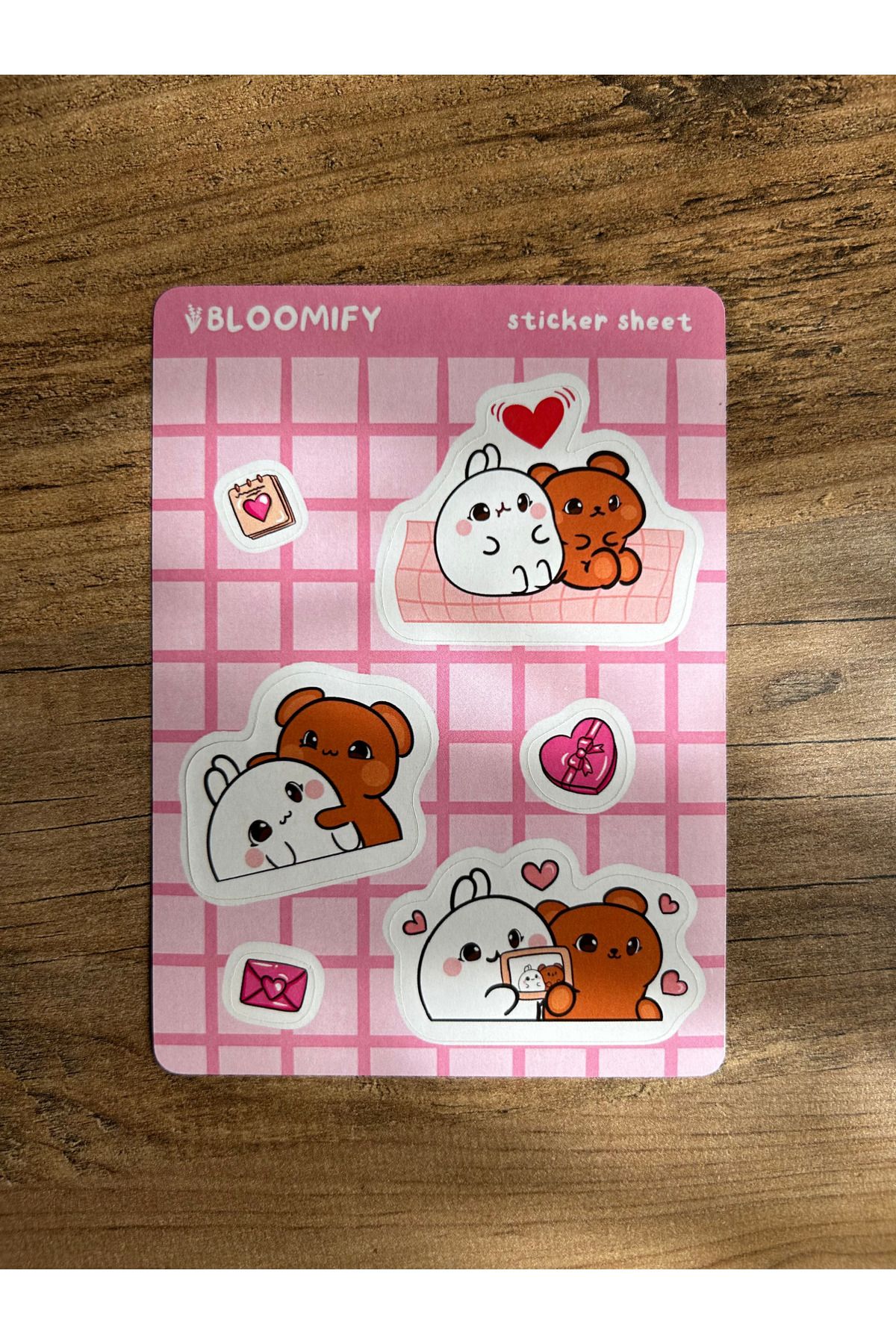 Bloomify 4’lü Sticker Sayfası Seti – Tatlı, Motive Edici ve Estetik Çıkartma Koleksiyonu