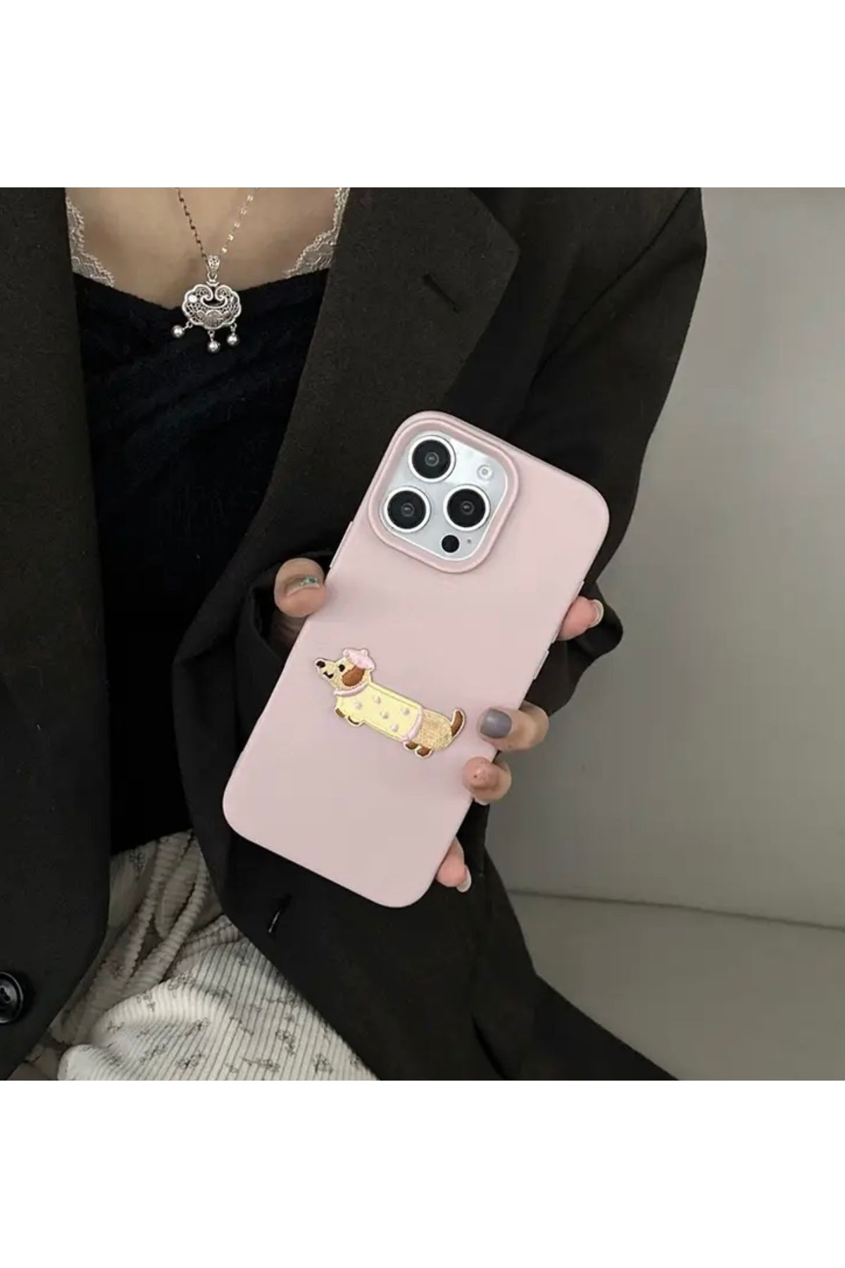 FİŞNEİLETİŞİM İPHONE 16 PRO UYUMLU NAKIŞLI KILIF