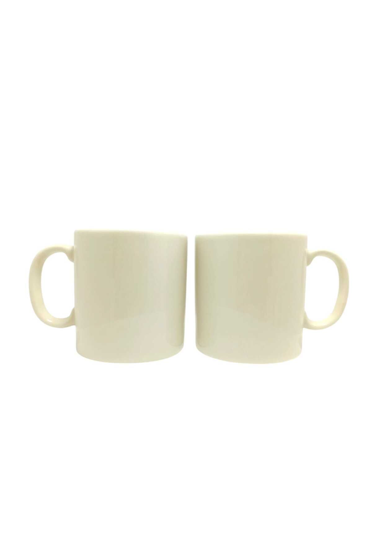 Kızıltüy Shop Beyaz Klassik Ve Şık 6Lı Kupa Takımı