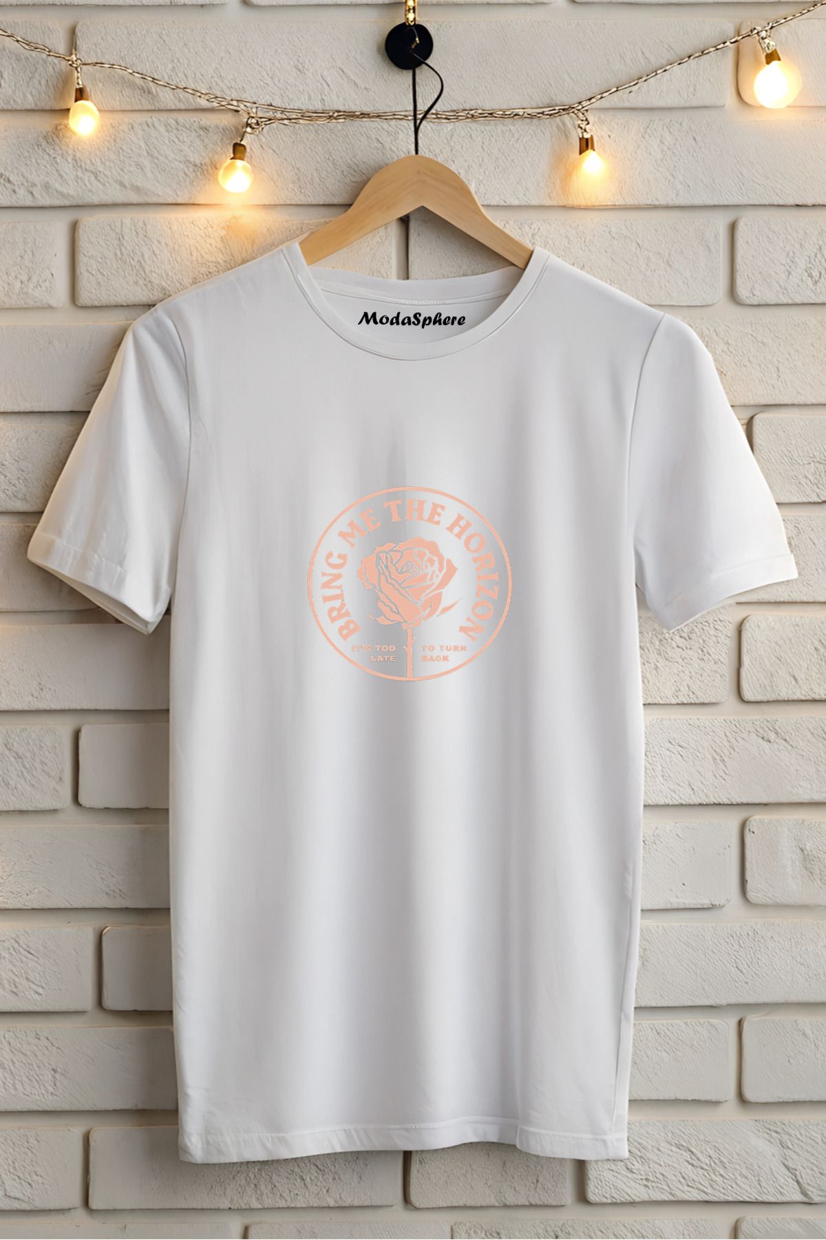 ModaSphere Baskılı Unisex Oversize Tişört