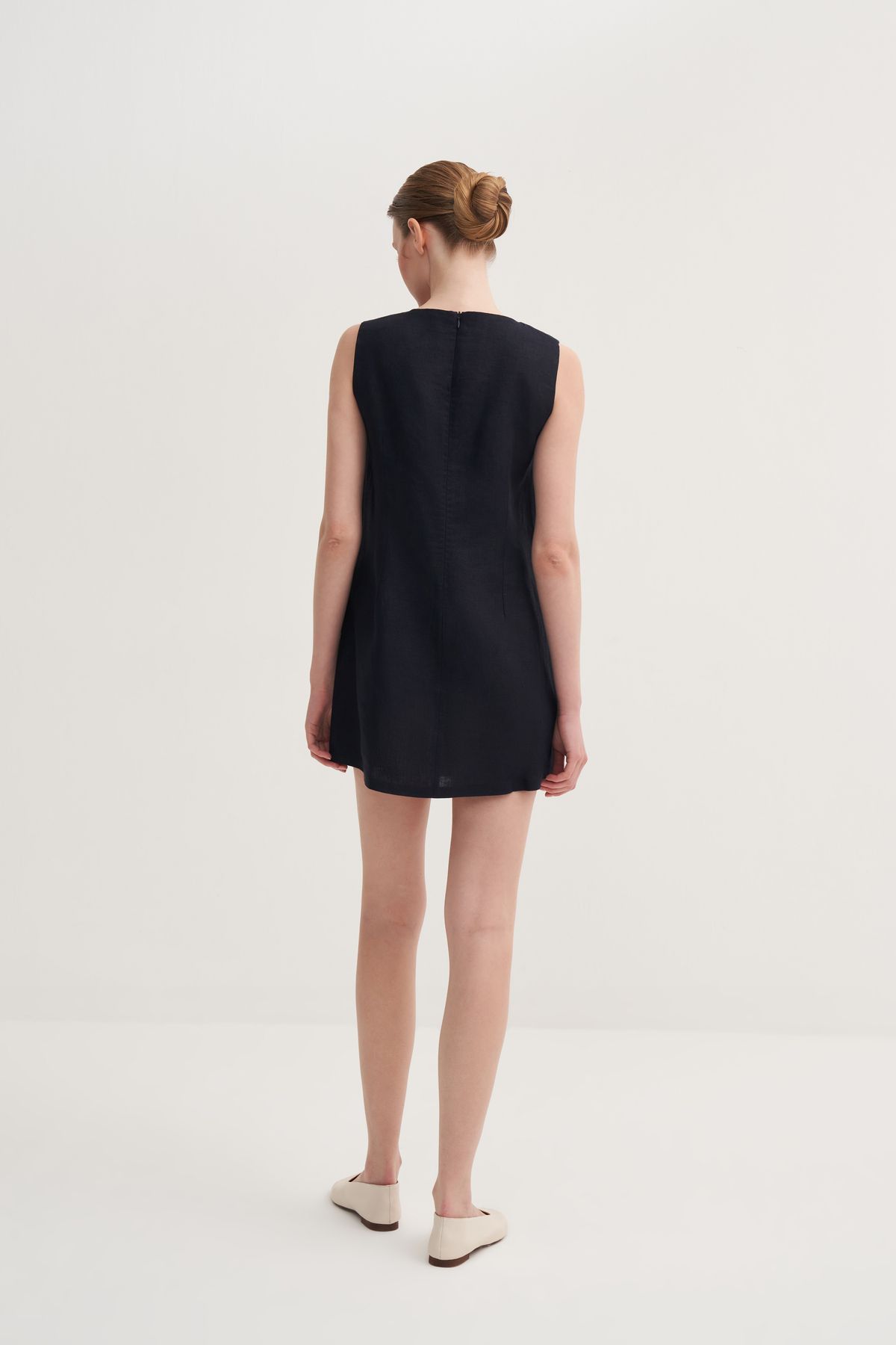 Jorbinol-Asymmetrical Buttoned Dress 6