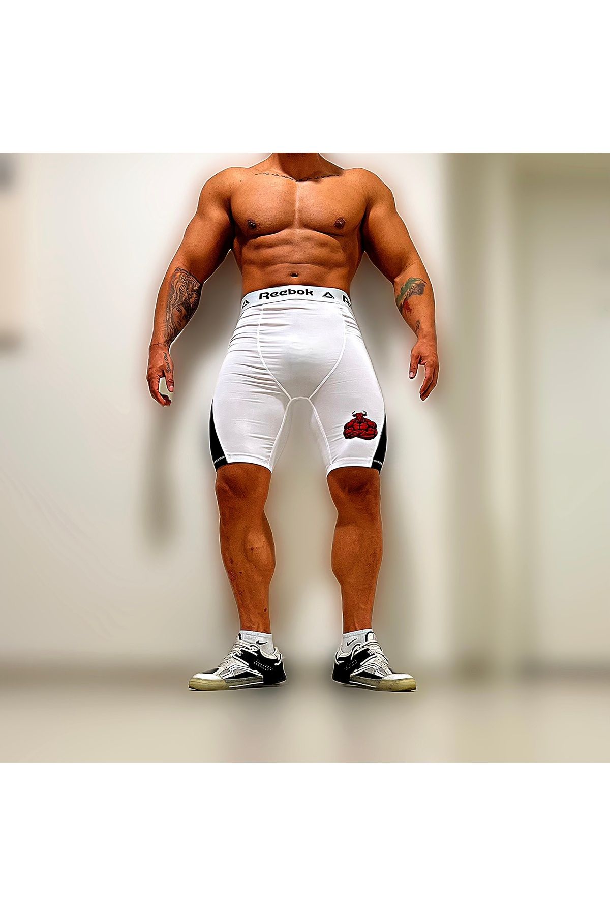 Arianutrition Erkek Fitnes Kapri-spor Şort Altı Için Uygun-dar Kalıp Bir Beden Büyük Alın