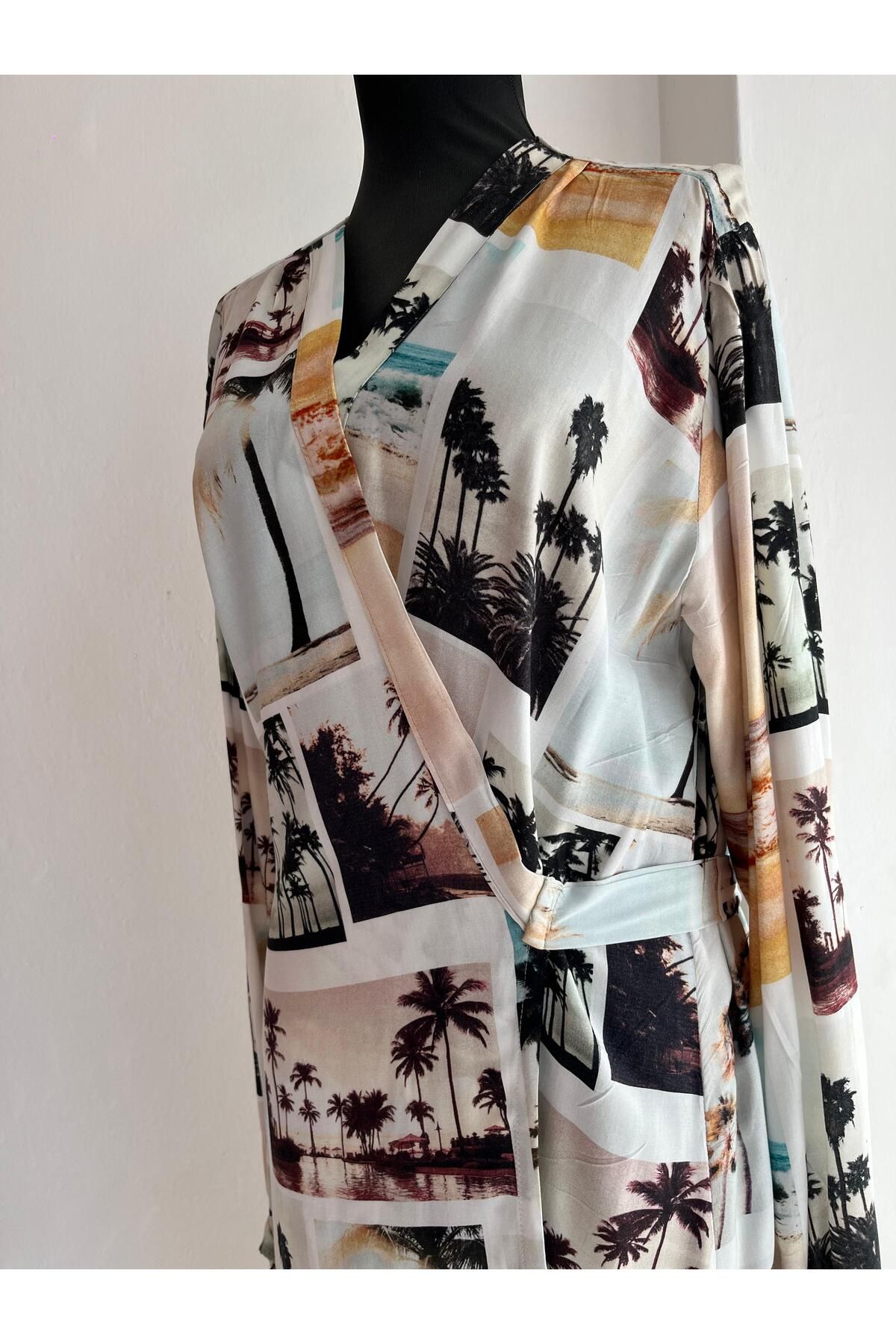 ShopX Beyaz Modern Namaz Elbisesi