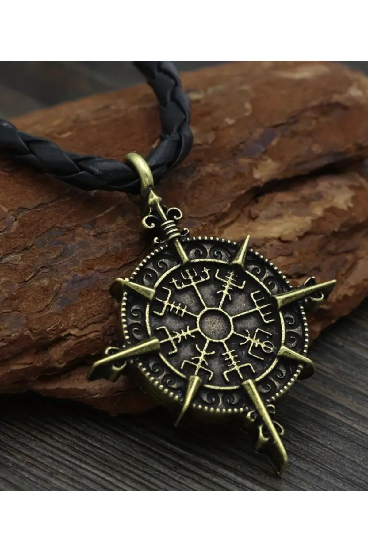 Modaadresiniz İskandinav Viking Pusula Kolye