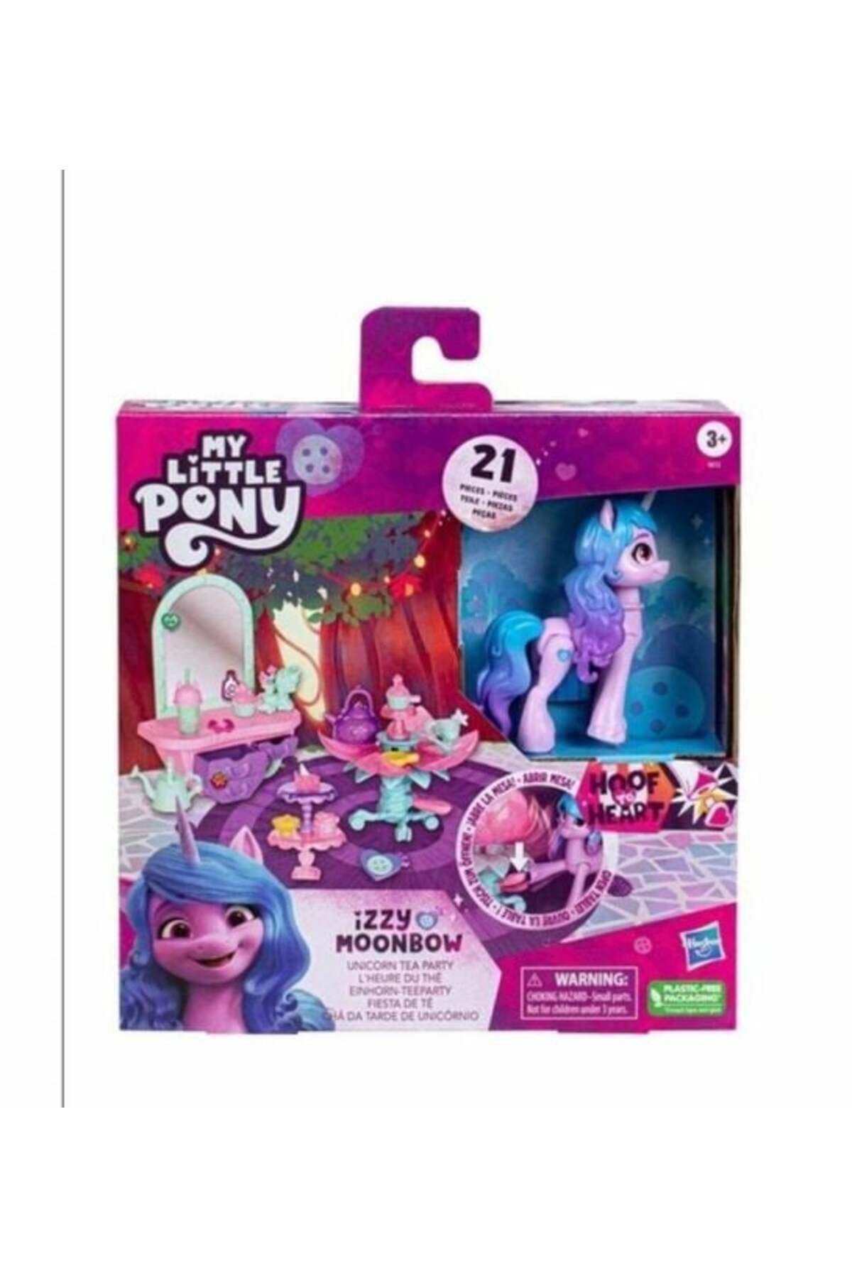 MATMEL Hasbro Pony İzzy Moonbow Unicorn Çay Partisi F6112