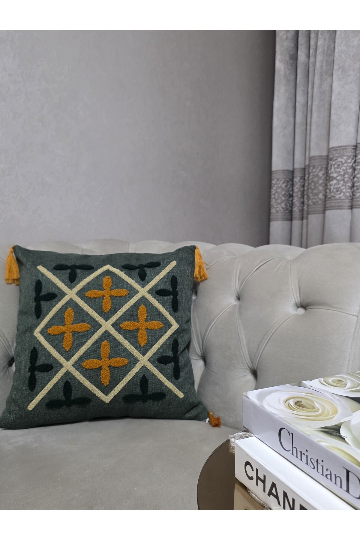 Home PUNCH NAKIŞLI YEŞİL KIRLENT KILIFI