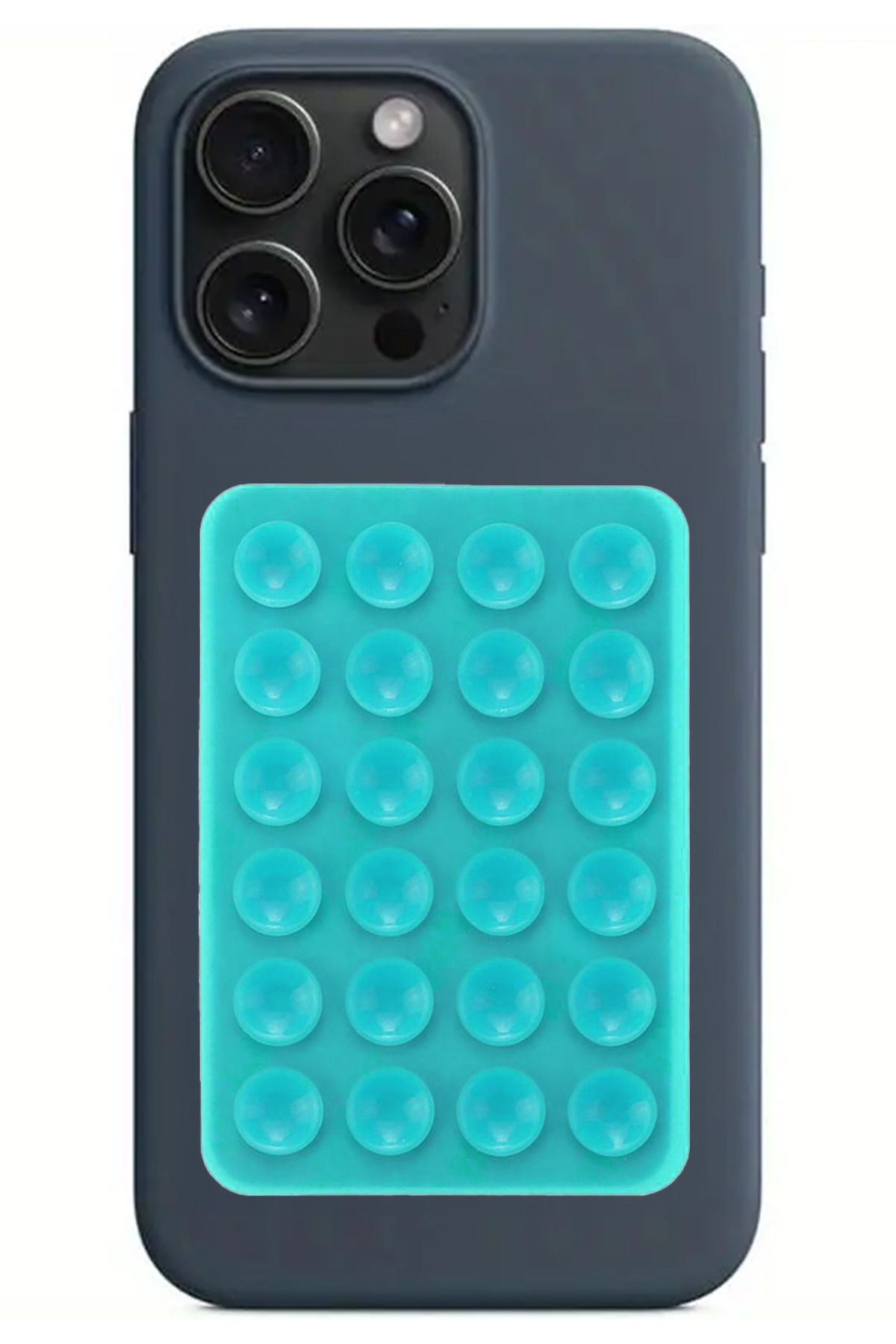İstemen Yeter Silikon Vakumlu Telefon Tutucu, Cep Telefonu için Silikon Yapışkanlı, Kaymaz Vantuz Telefon Tutucu