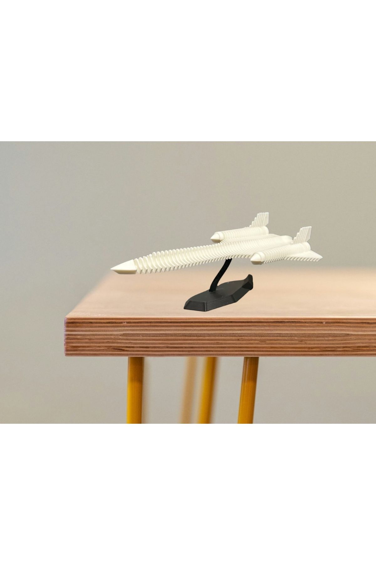 3D Craft SR-71 Blackbird 3D Baskı Standlı Uçak Modeli