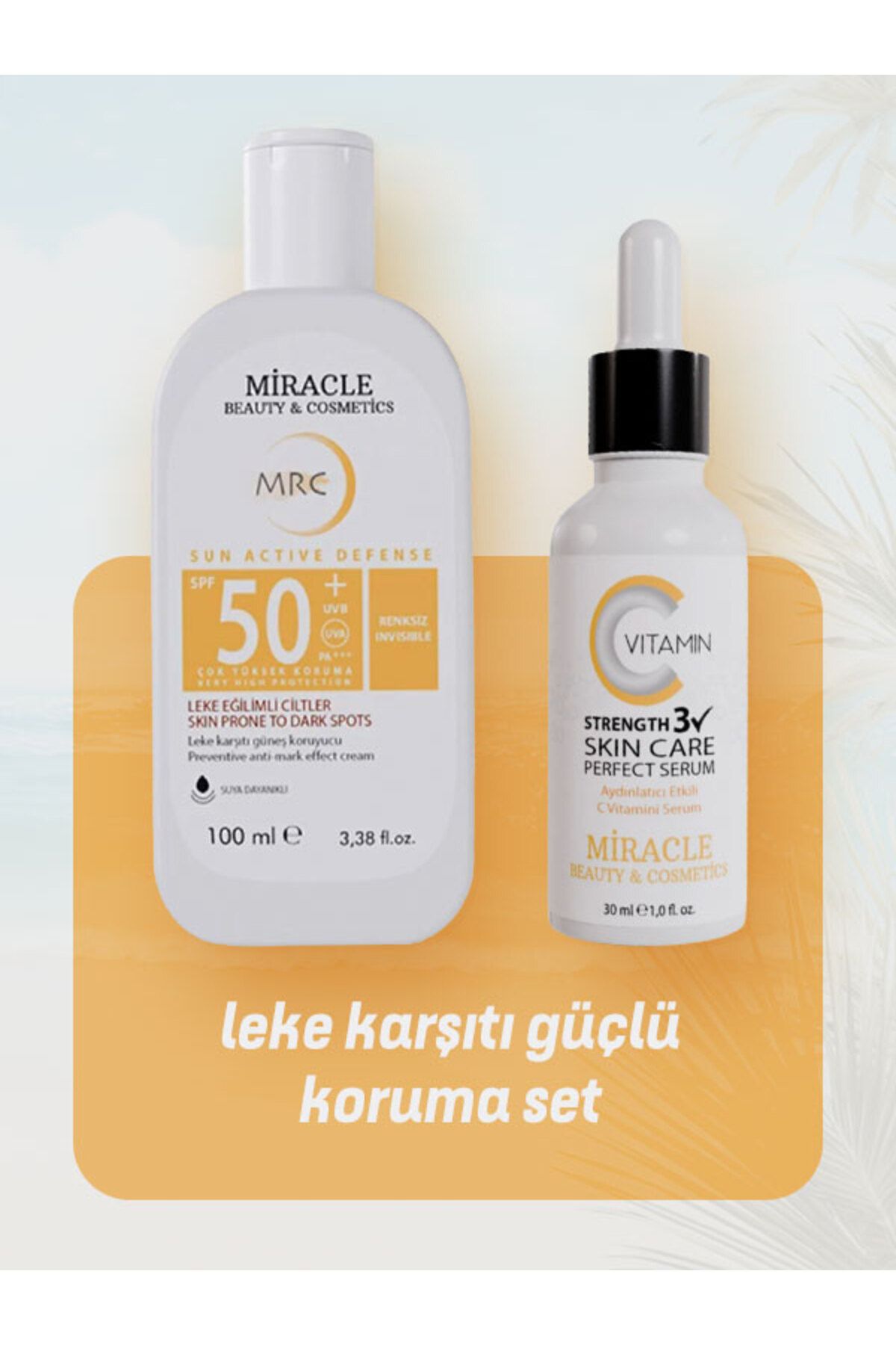 miraclekozmetik Leke Karşıtı Krem Ve Serum 2li Set