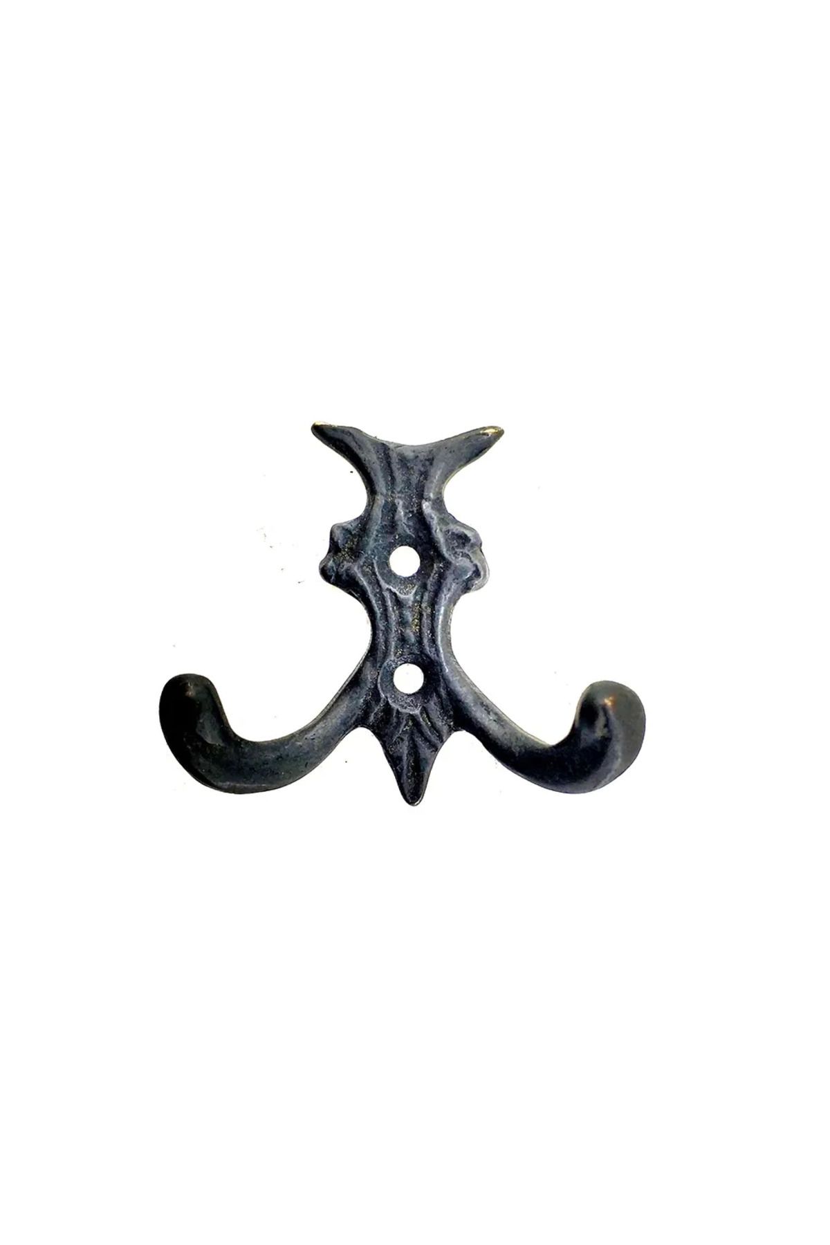 EZ SHOP Antika Tarz Dekoratif Pirinç Koç Çiftli Askı - 50x55mm, Oksit