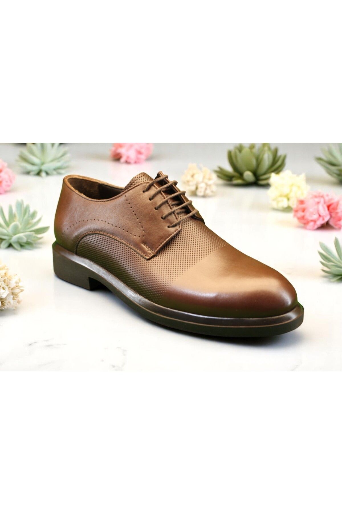 Philia Shoes Kahverengi Klasik Erkek Deri Ayakkabı – Şık ve Rahat Günlük & Özel Gün Kullanımı