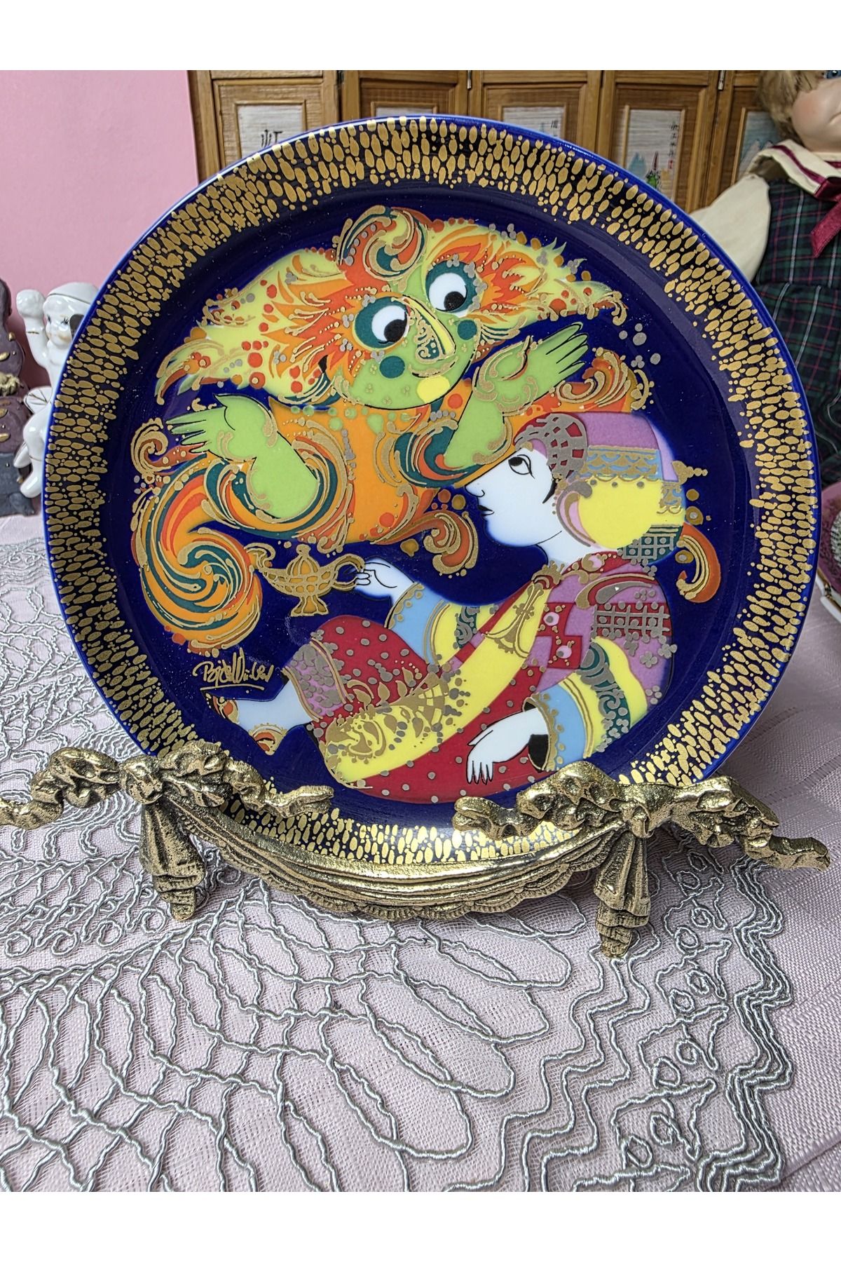 Rosenthal Porselen Aladdin Serisi Duvar Tabagı 18 cm