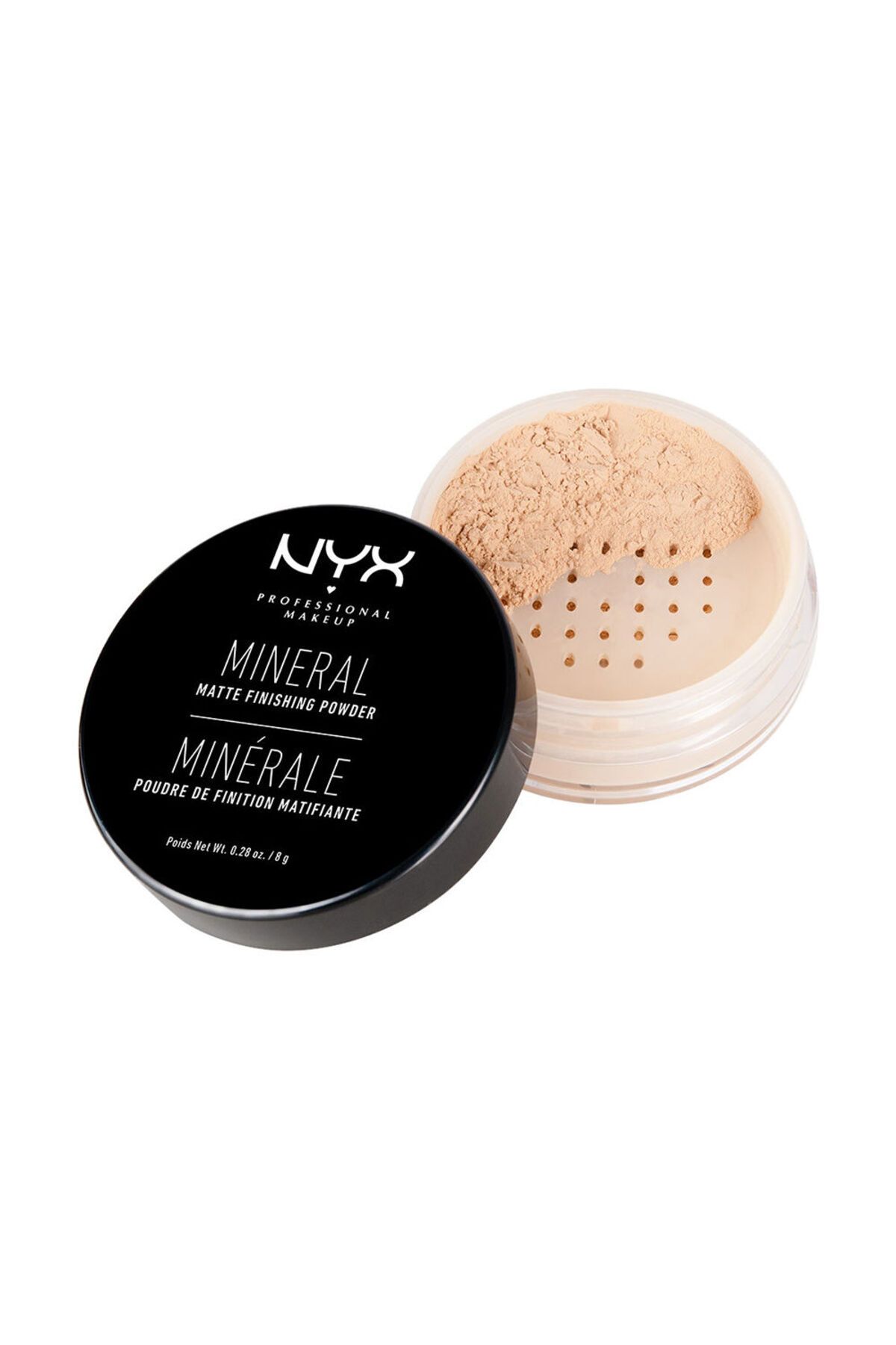 NYX Professional Makeup-Mineral Matt-finishing-puder #leicht/mittel Nyx Professional Make Up 8 gr 1