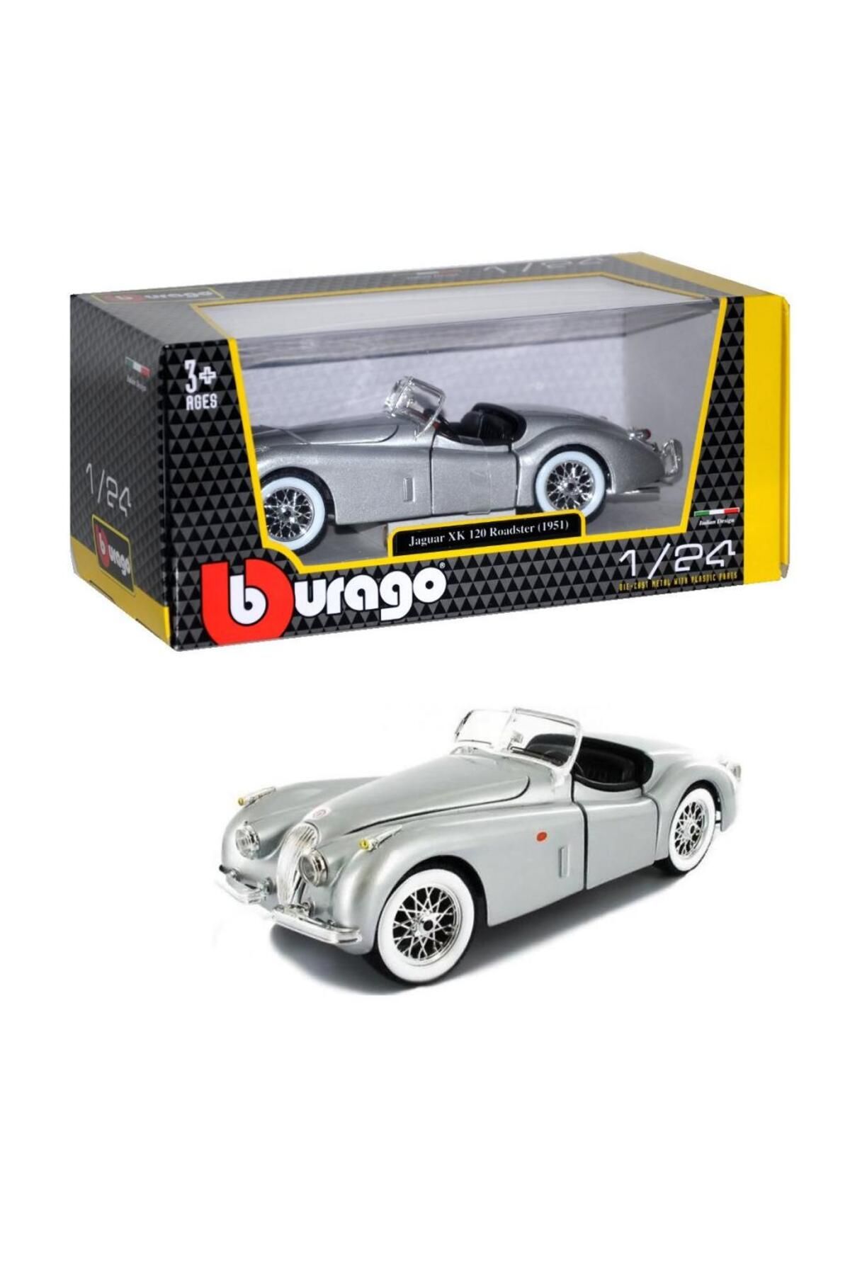 Skygo 22018 1:24 Burago Jaguar Xk 120 Roadster