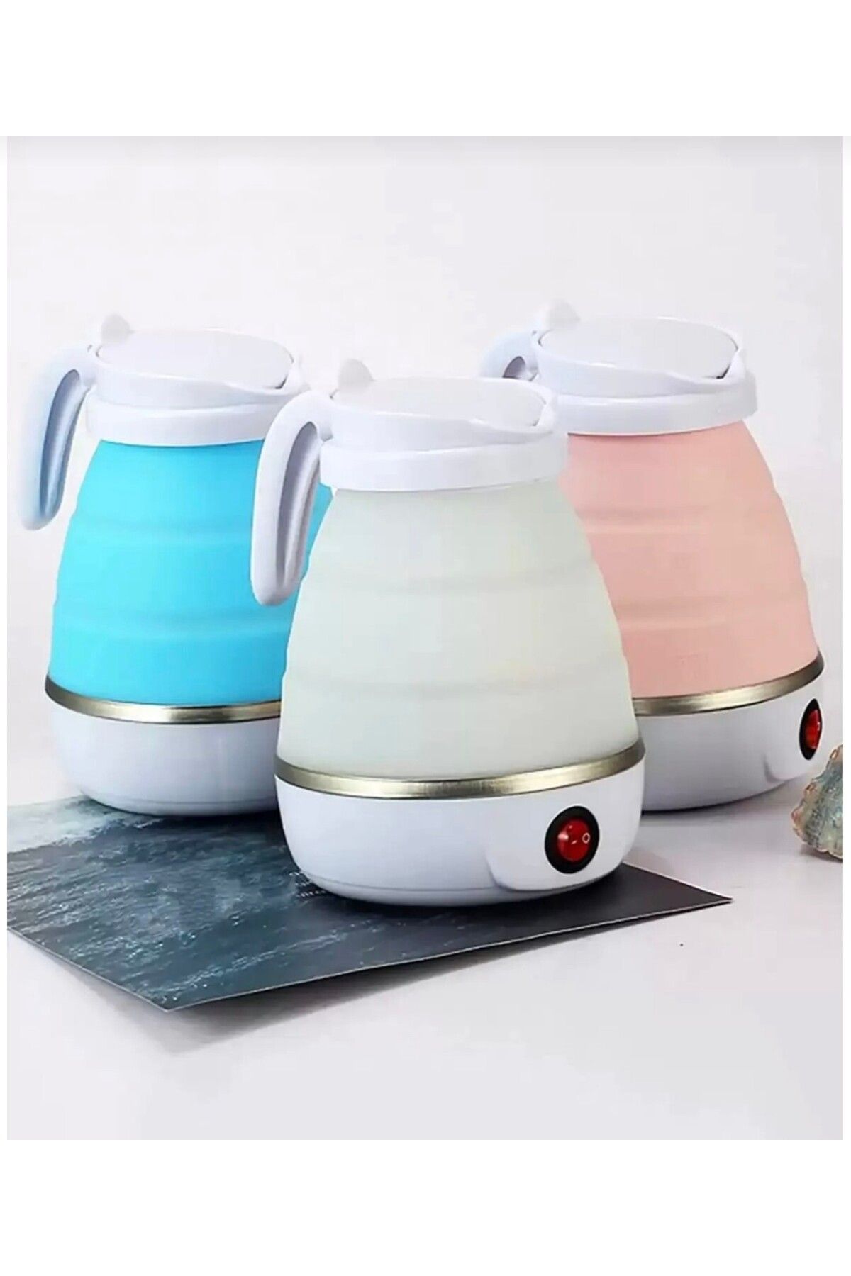 Stor "Mini kettle, maksimum karizma: Seyahatte çay keyfi kral seviyede!"