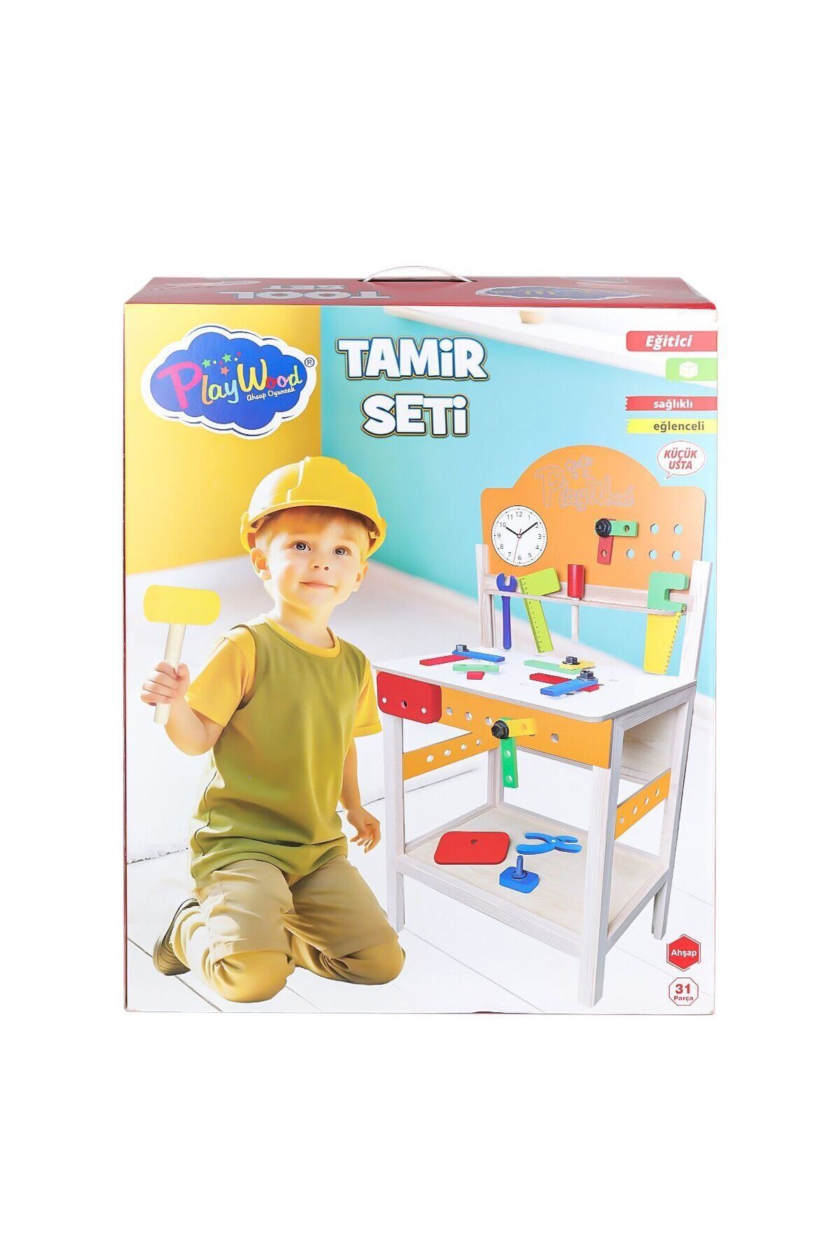 ONYIL OYUNCAK ONY-412 Ahşap Tamir Seti -Onyıl Oyuncak