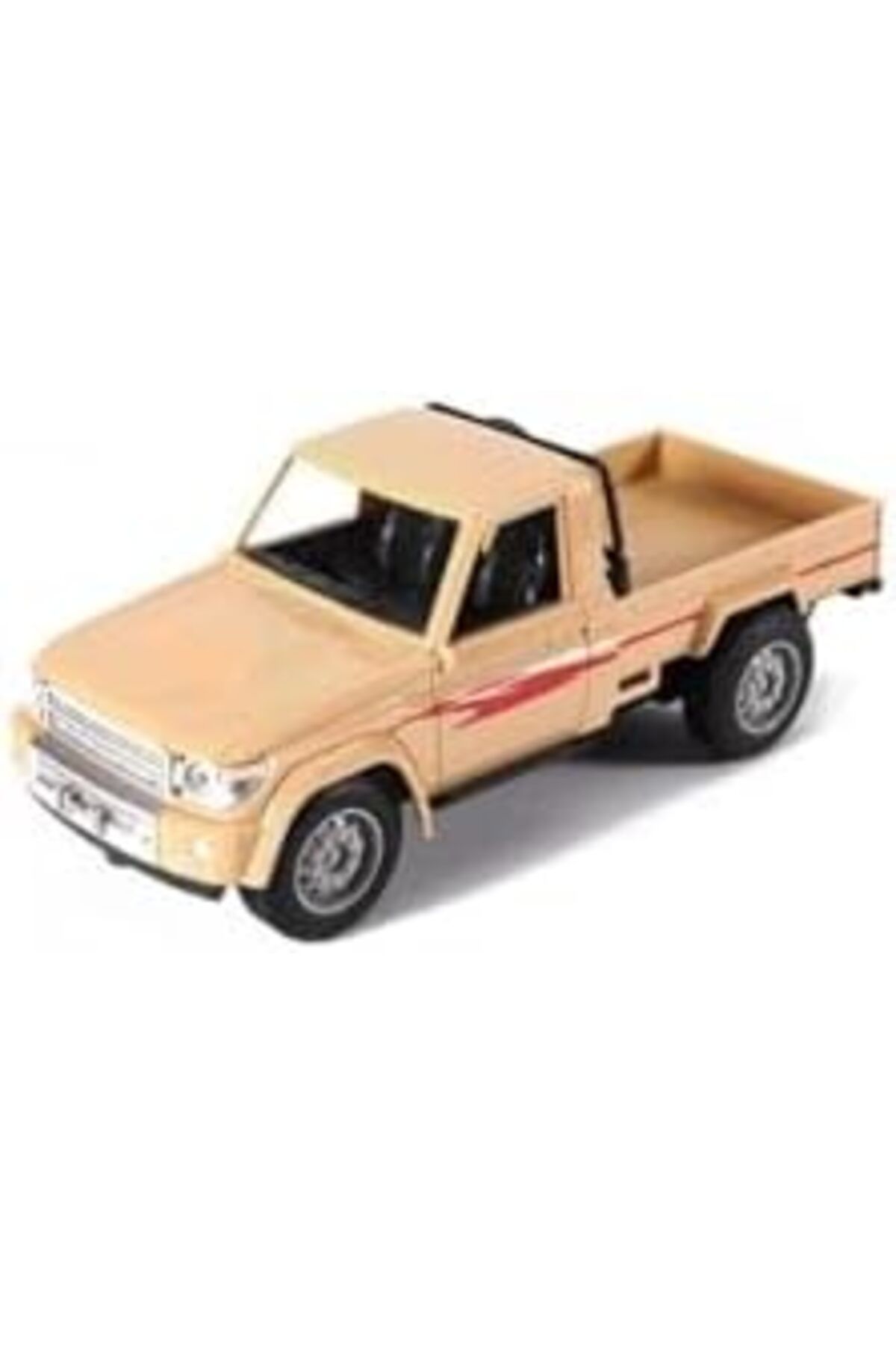 Generic-Mini Pickup Toy Car with Pull Back Action and Front Door Opening Durable Realistic Open Truck Design 8