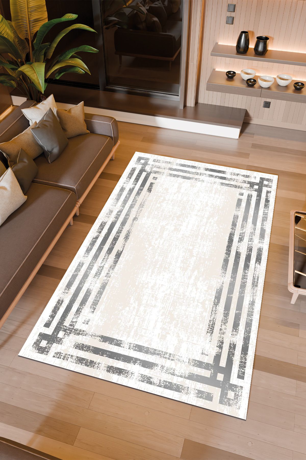 Halıcıoğlu home Dijital Baskı Makinede Yıkanabilir Kaymaz Taban Salon Halısı Yatak Odası Halısı & Yolluk Modelleri