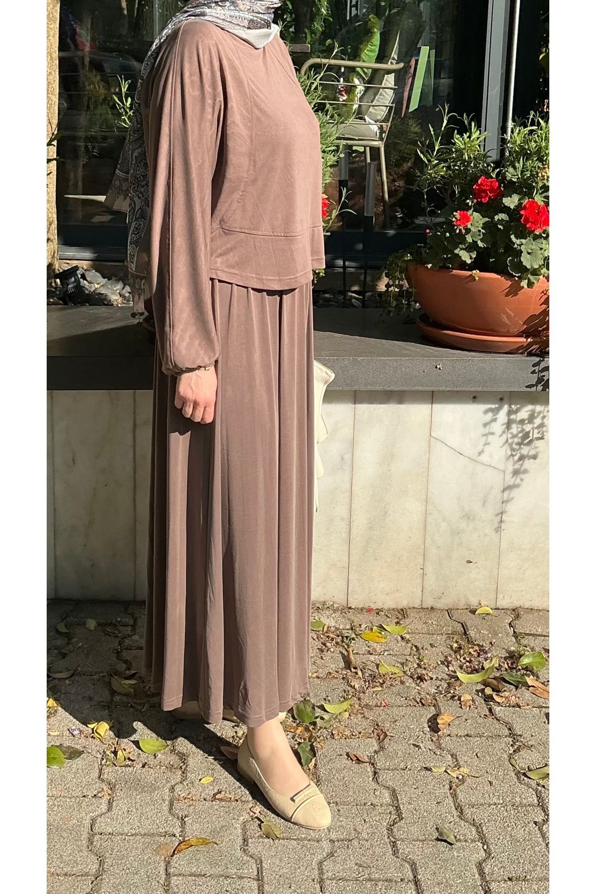 Puane Kahverengi Modal İkili Takım